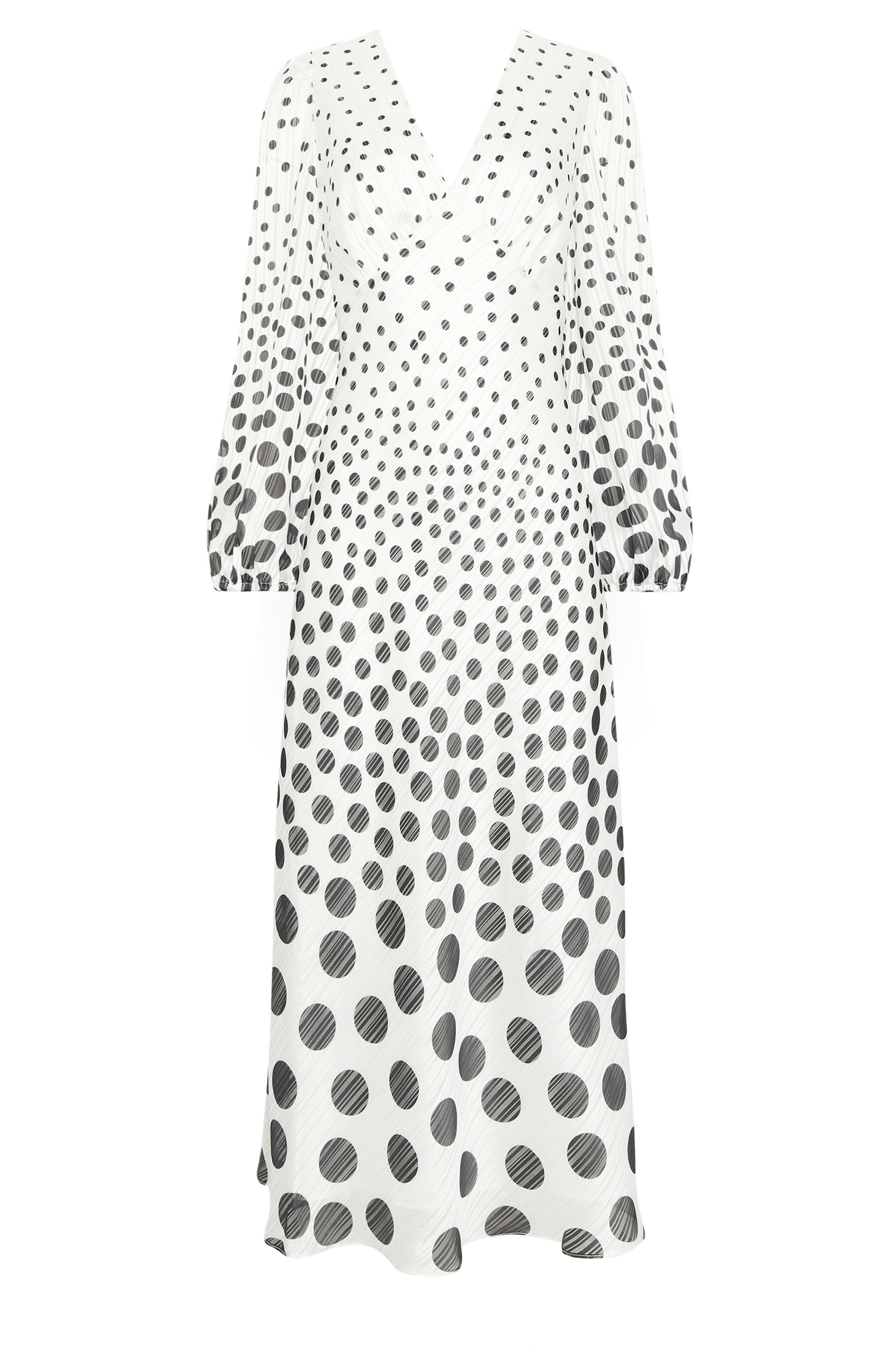 STAR White Sheer Spot Metallic Tea Dress | StarByJM 3