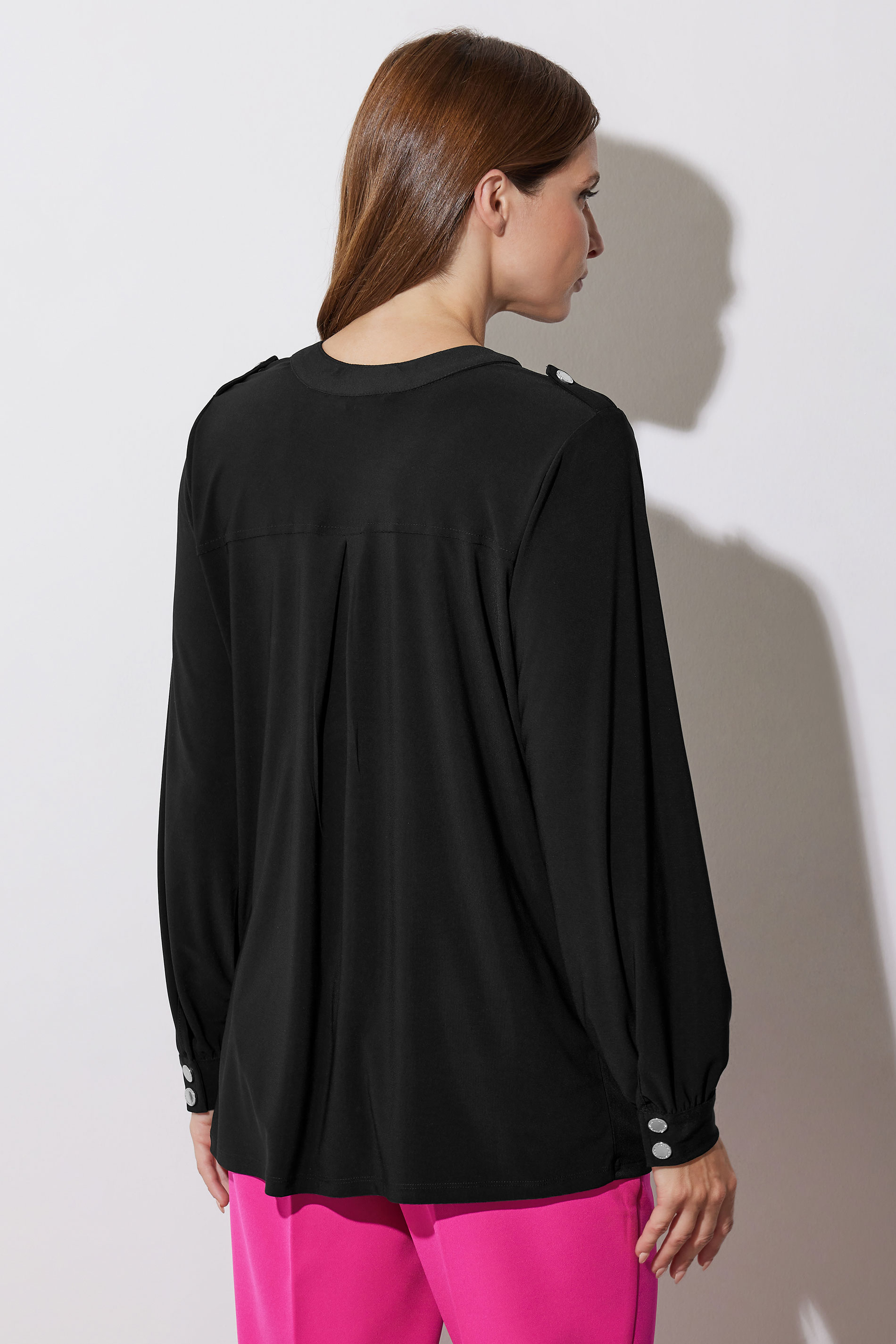 STAR Black Military Button Shirt | StarByJM 3