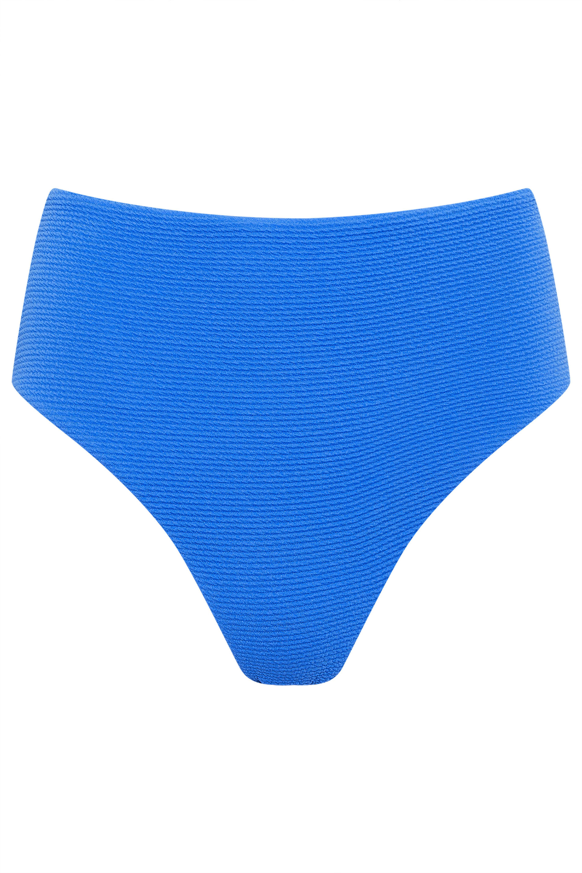 STAR Cobalt Blue Textured High Waisted Bikini Bottoms | StarByJM 6