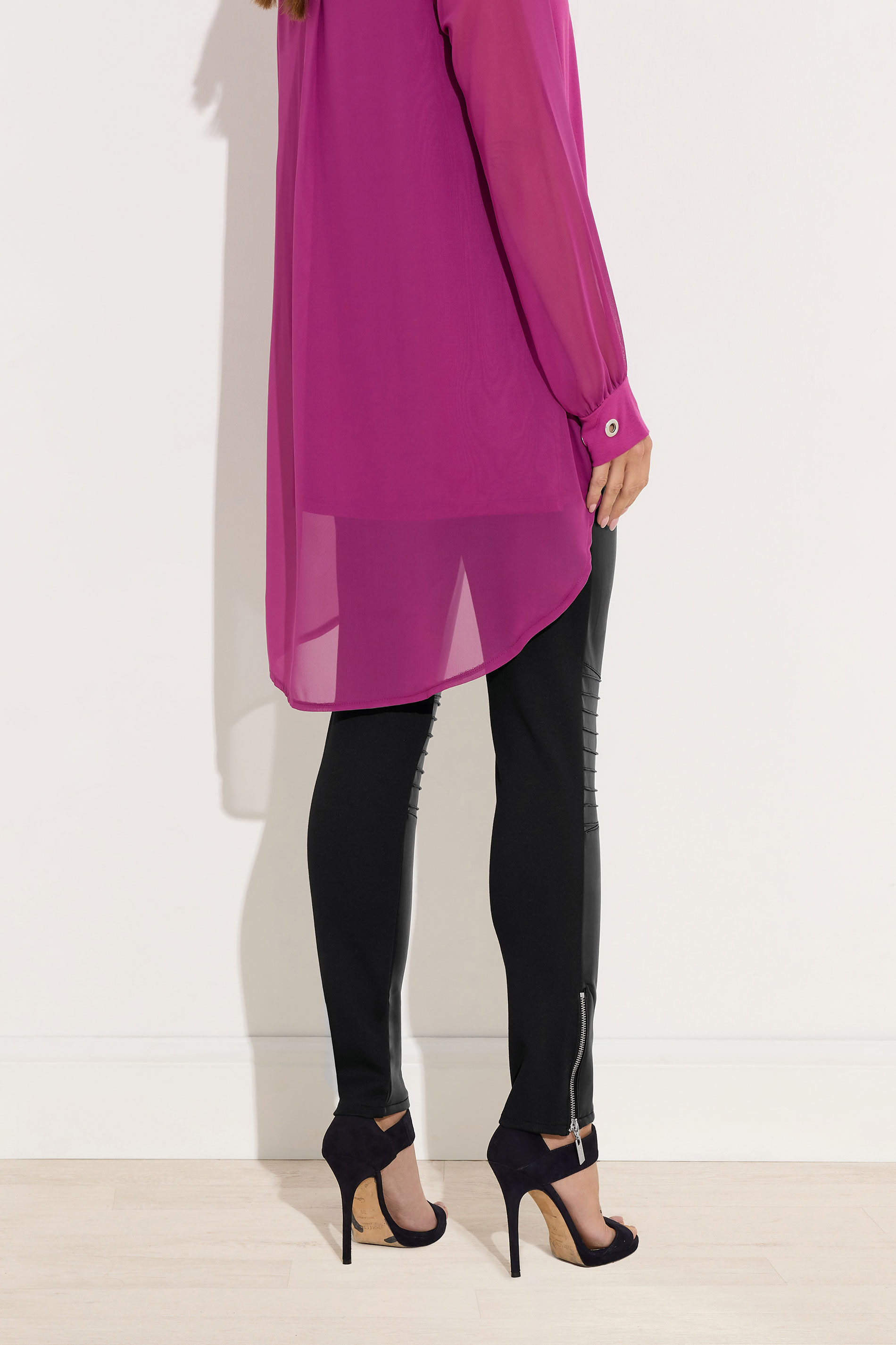 STAR Black Faux Leather Leggings | StarByJM 3