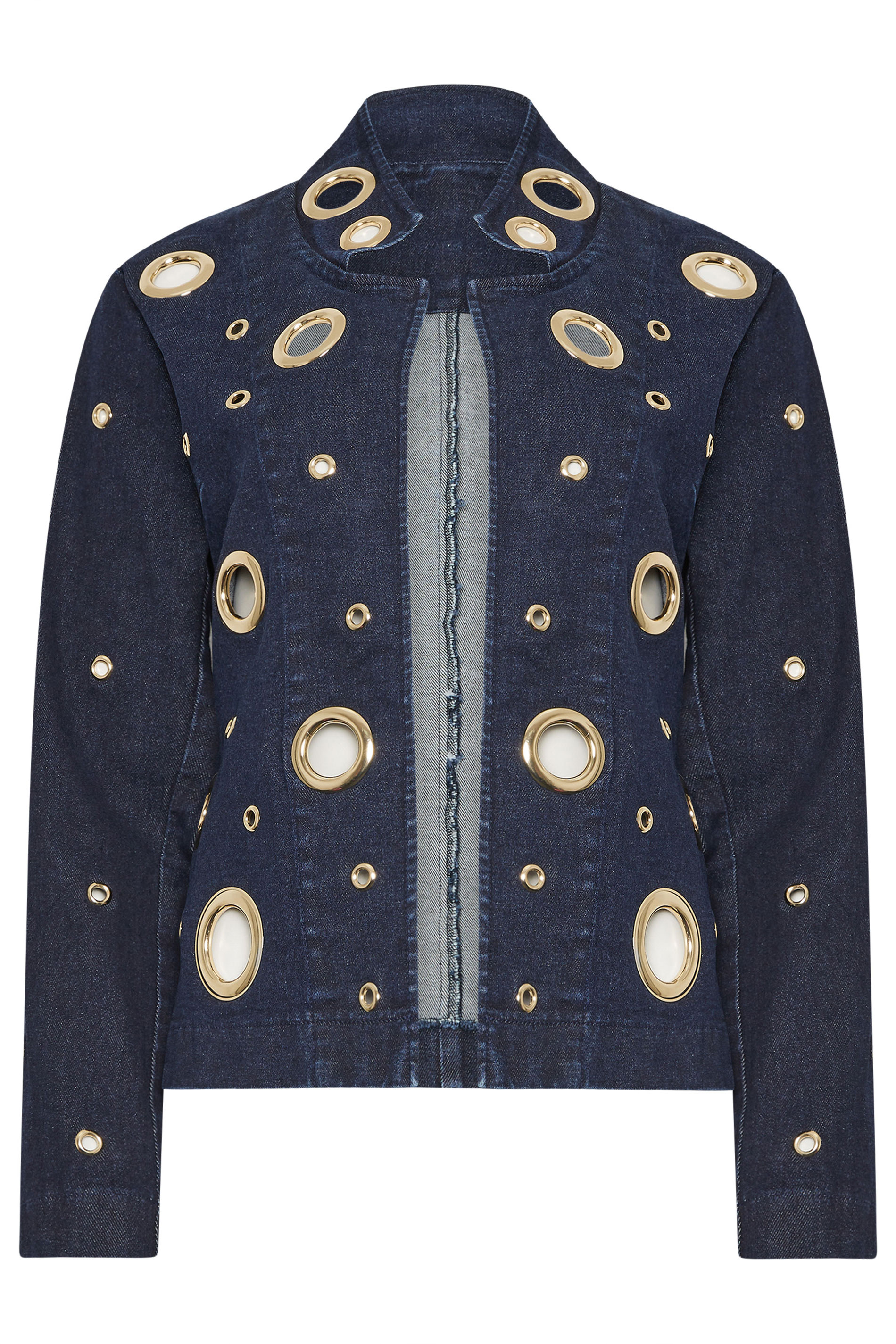 STAR Blue Denim Eyelet Detail Jacket | StarByJM 7