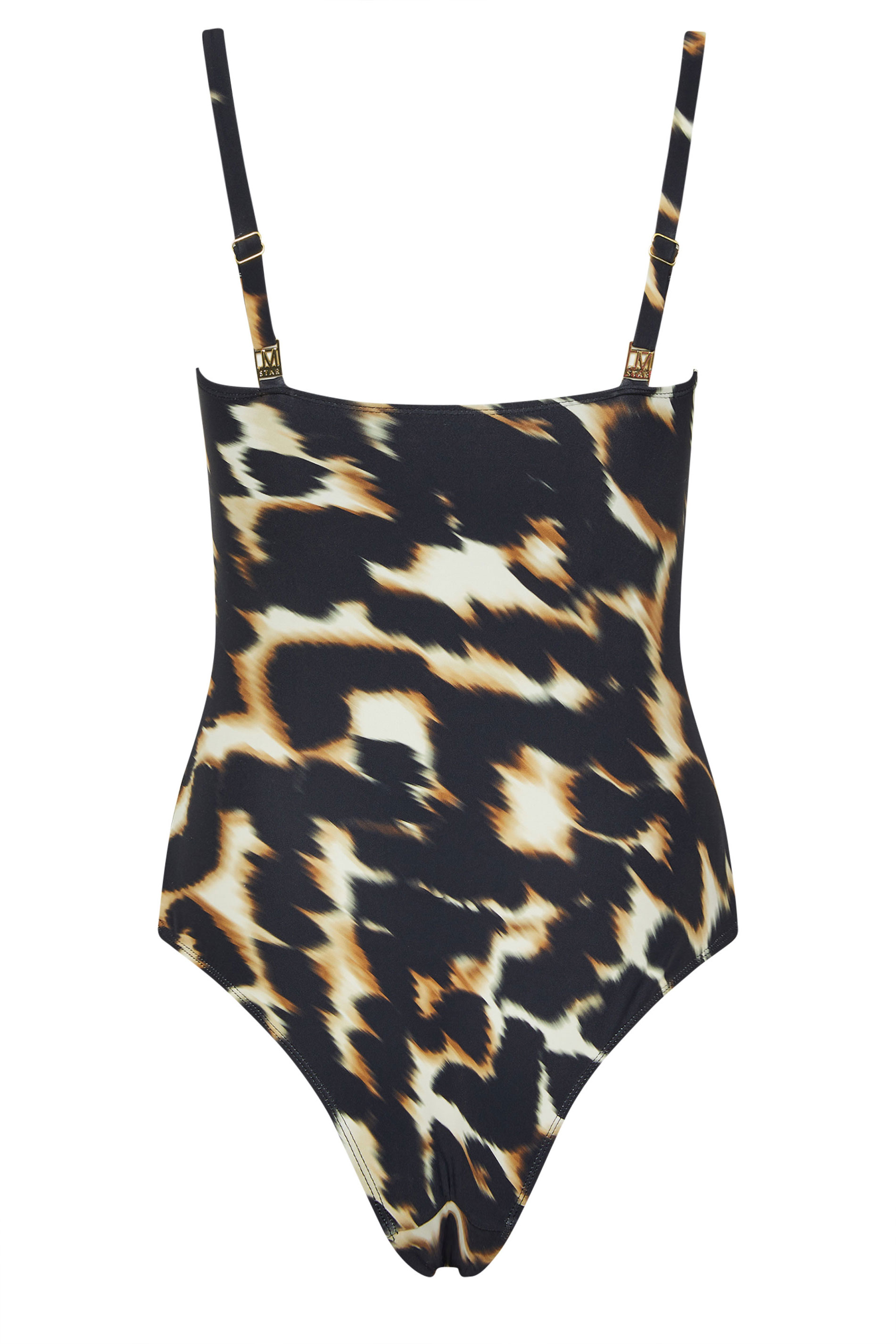 STAR Black Leopard Print Tummy Control Swimsuit | StarByJM 9
