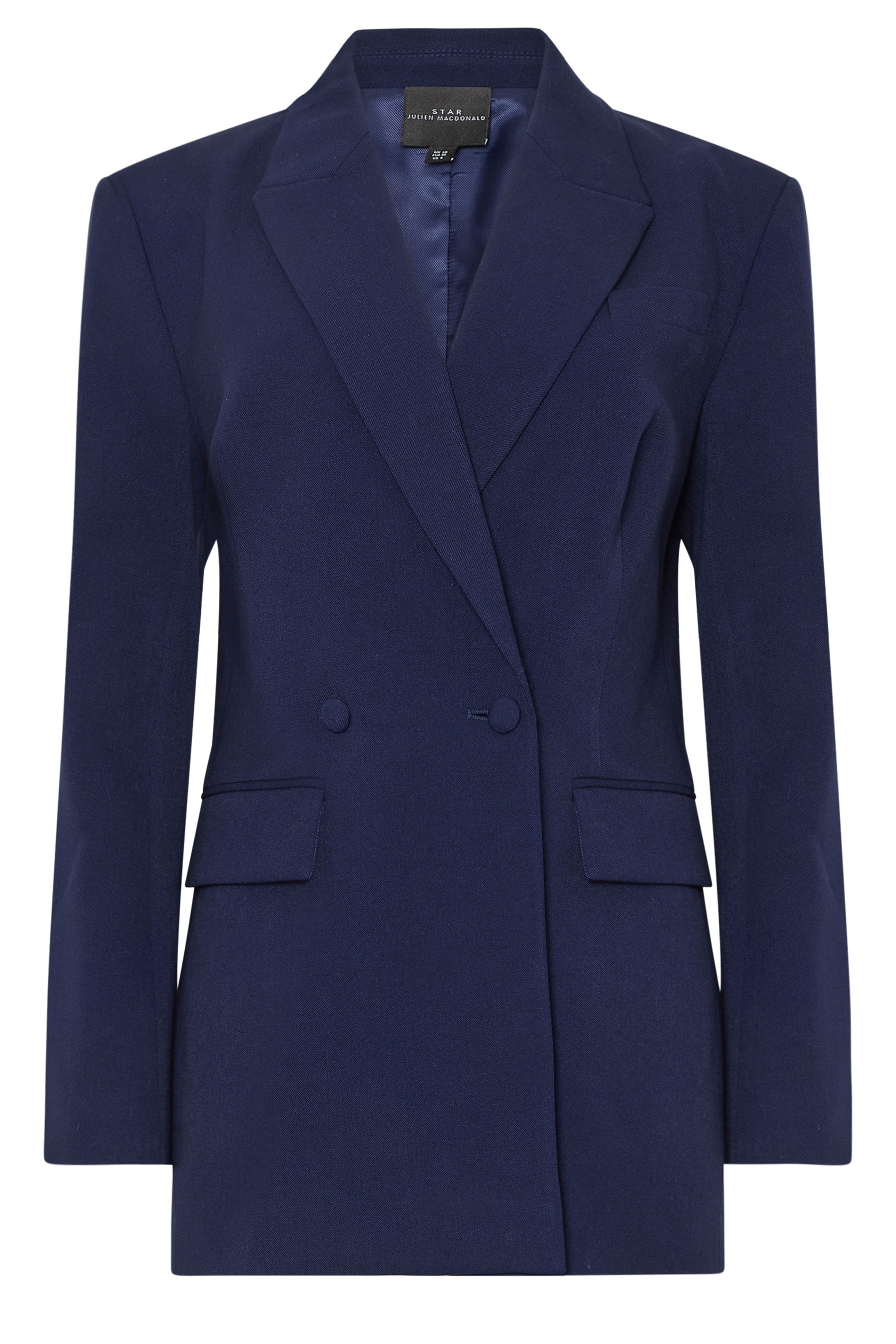 STAR Navy Blue Tailored Blazer | StarByJM 8