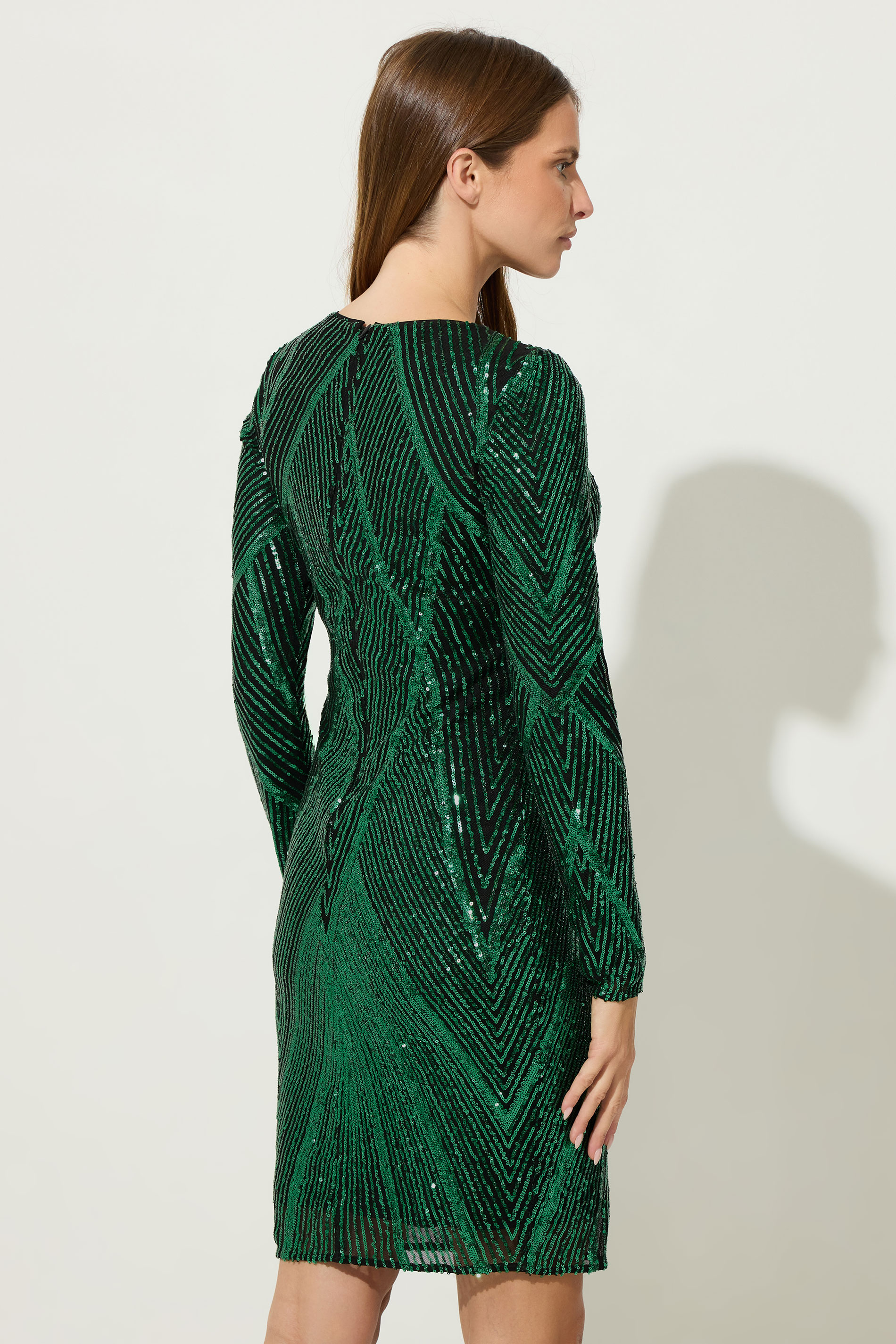 STAR Green Sequin Mini Dress | StarByJM 5