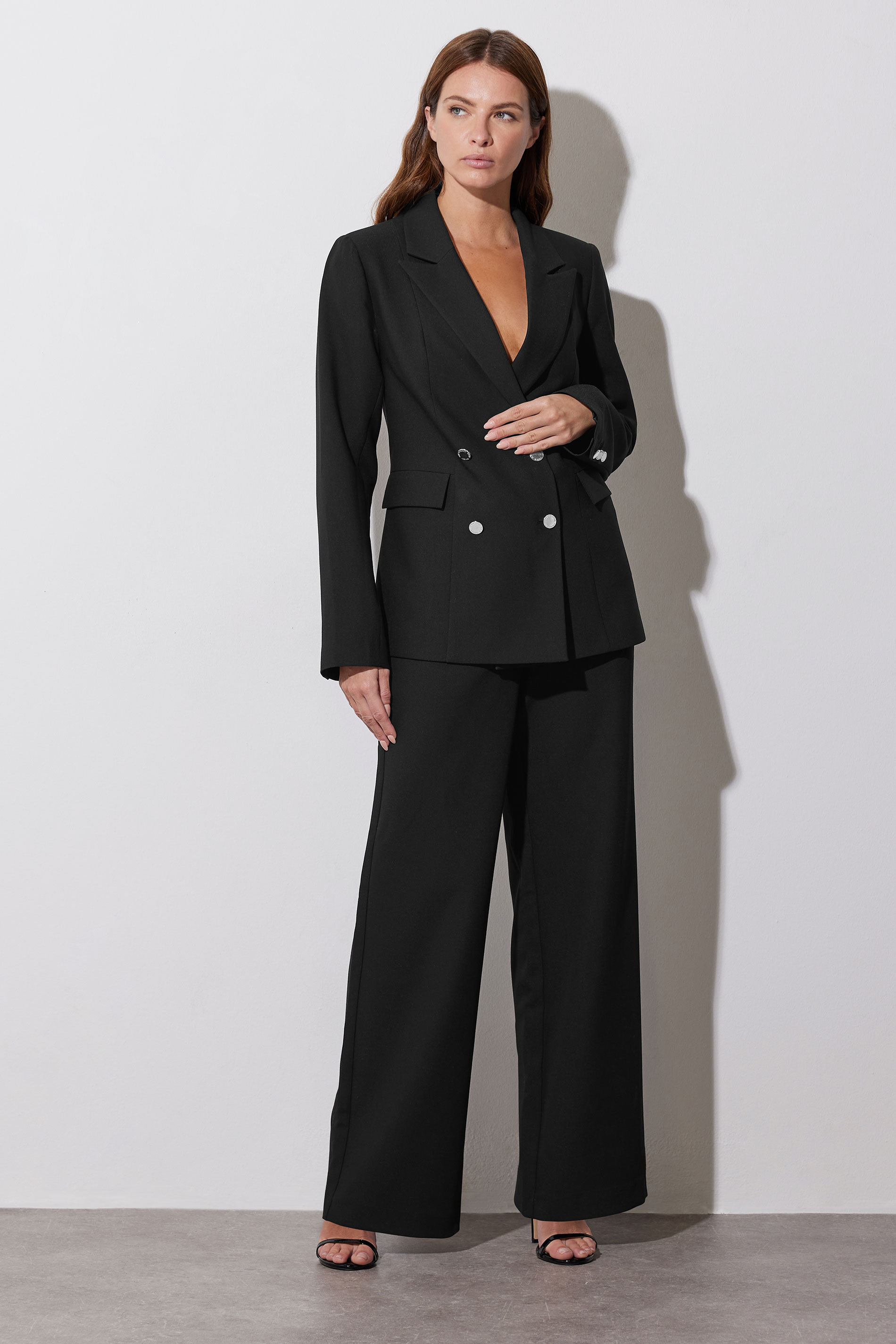 STAR Black Double Breasted Tailored Blazer | StarByJM 9