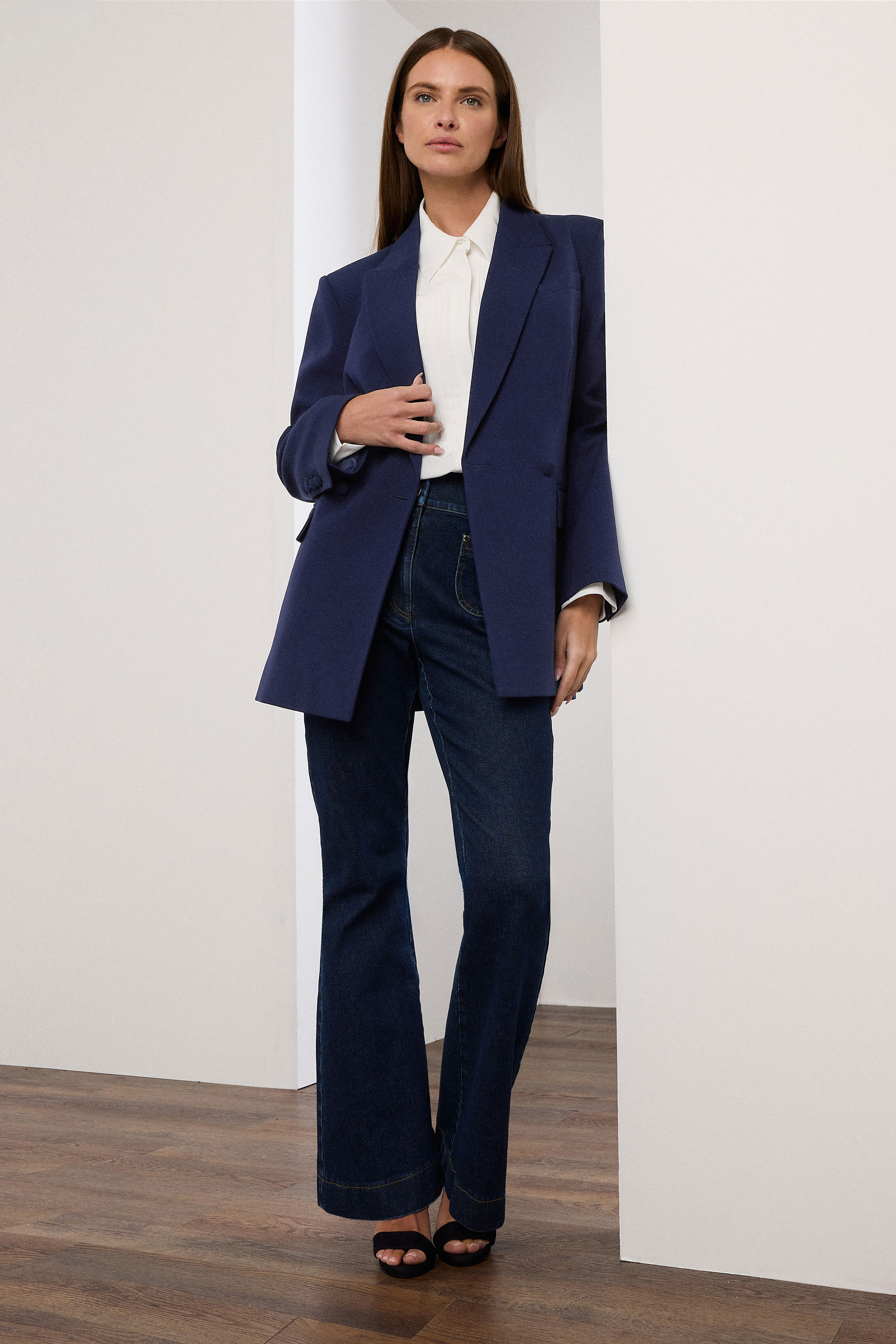 STAR Navy Blue Tailored Blazer | StarByJM 4