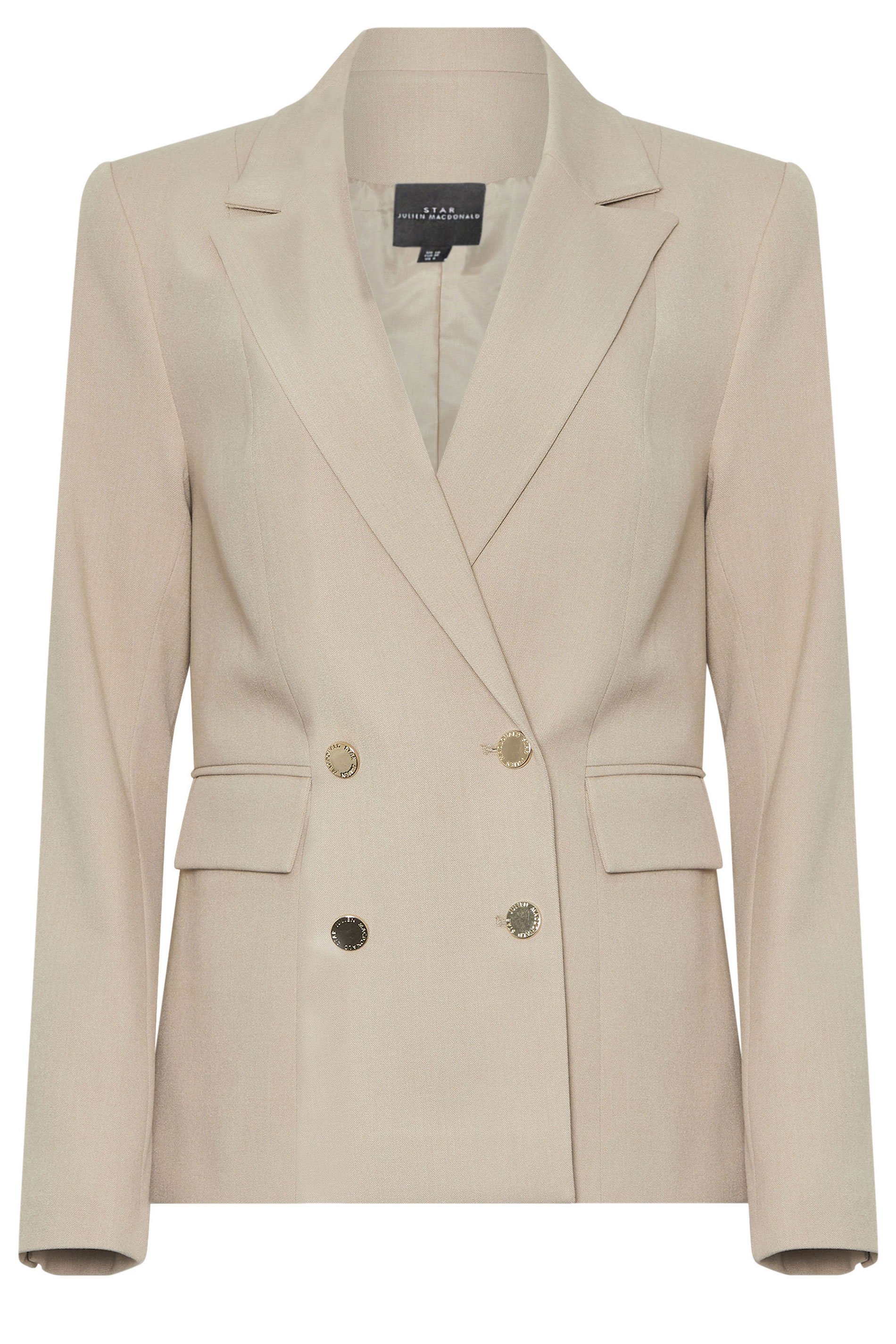 STAR Stone Brown Double Breasted Tailored Blazer | StarByJM 6