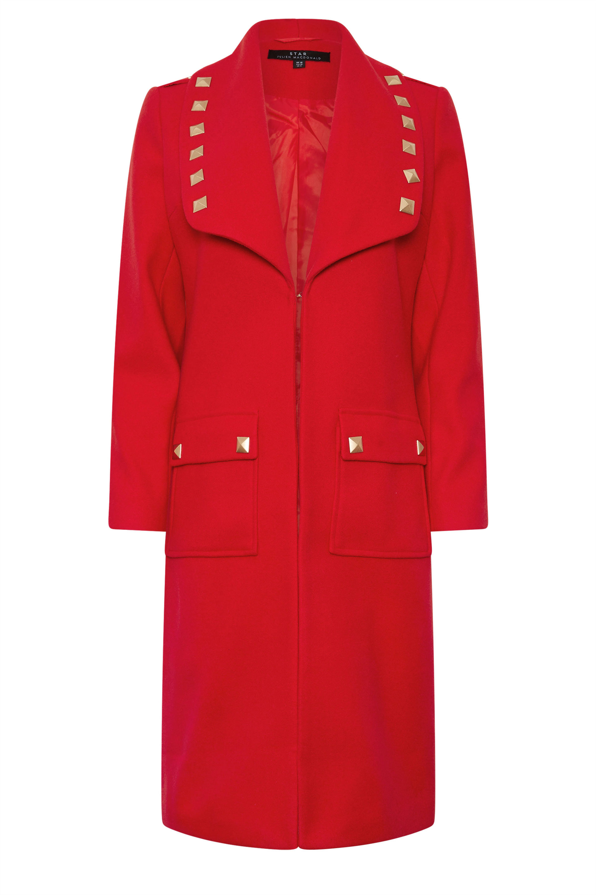STAR Red Studded Tailored Jacket | STAR x JM 8