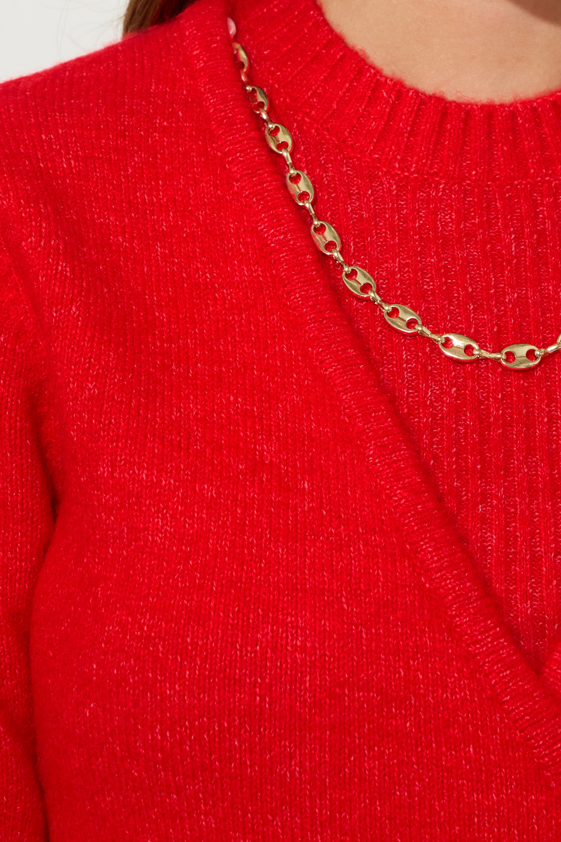 STAR Red 2 In 1 Chain Knitted Cardigan | StarByJM 5