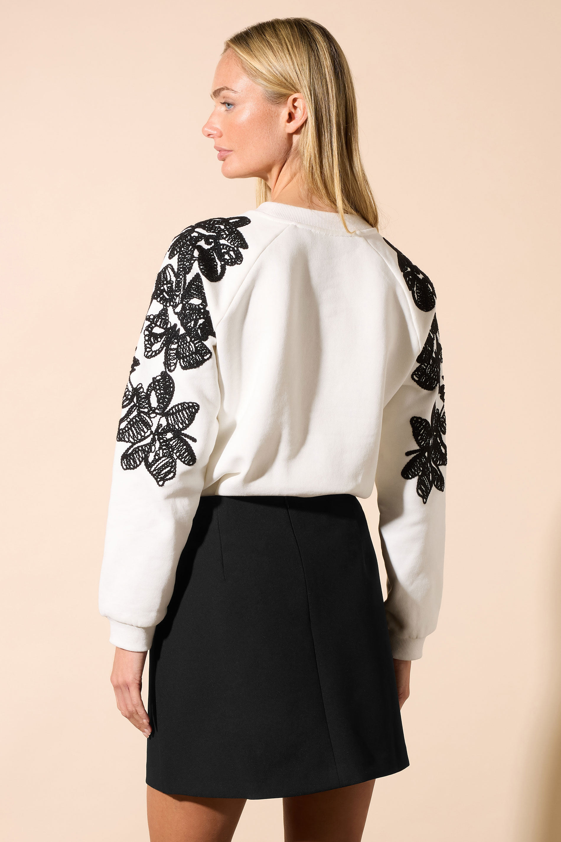 STAR Black Button Detail Wrap Mini Skirt | StarByJM 5