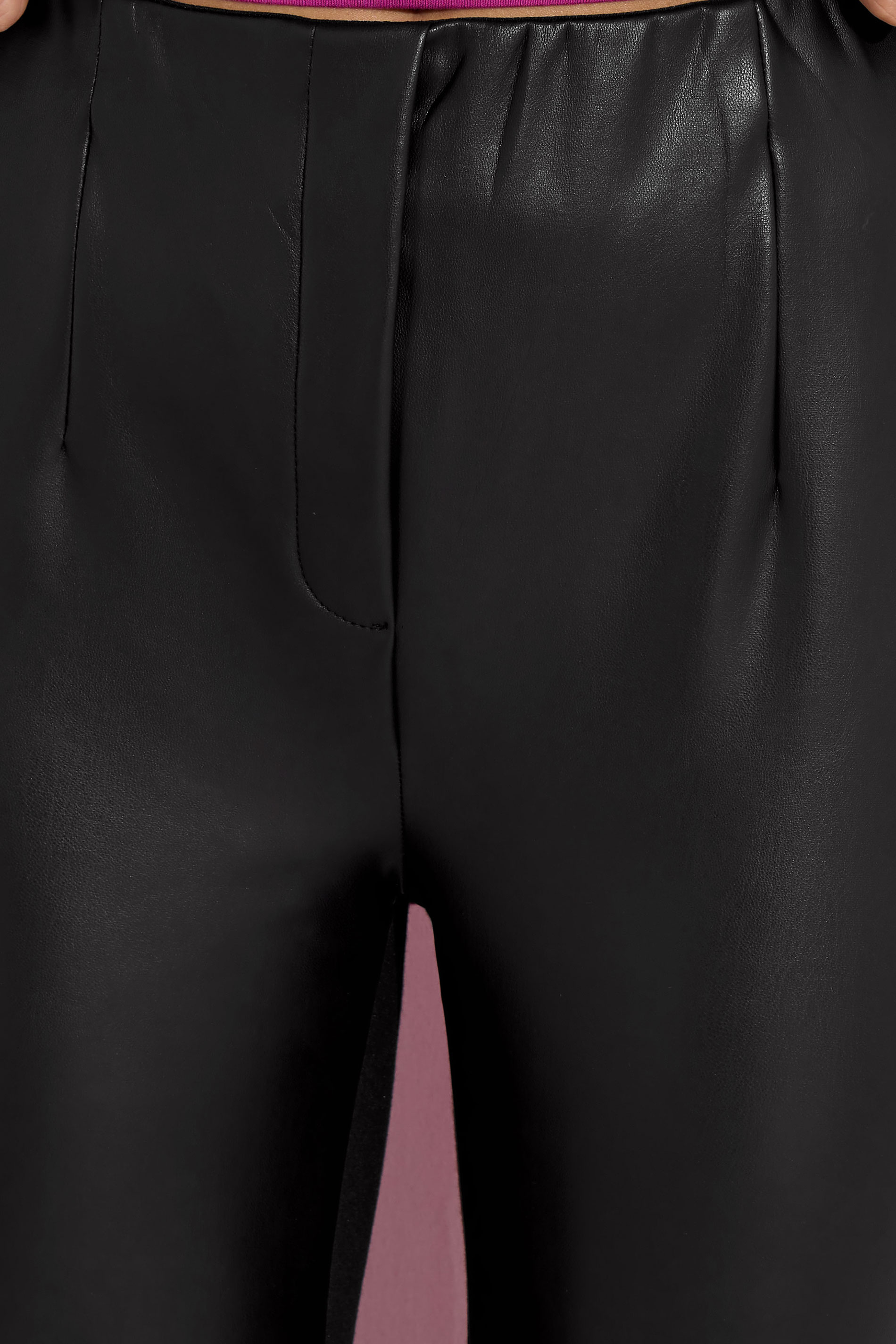 STAR Black Faux Leather Leggings | StarByJM 4