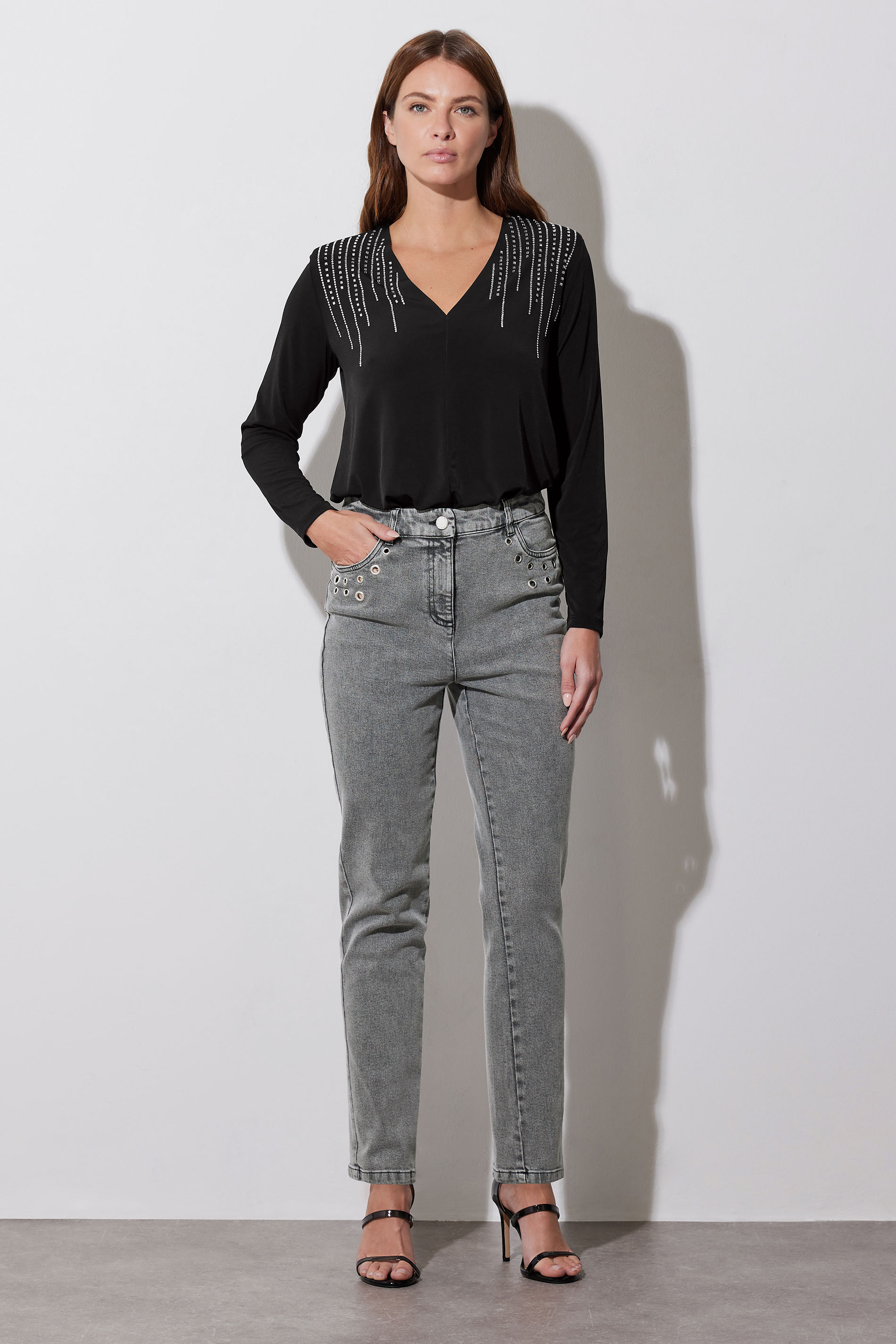 STAR Embellished Shoulder Bodysuit | StarByJM 1