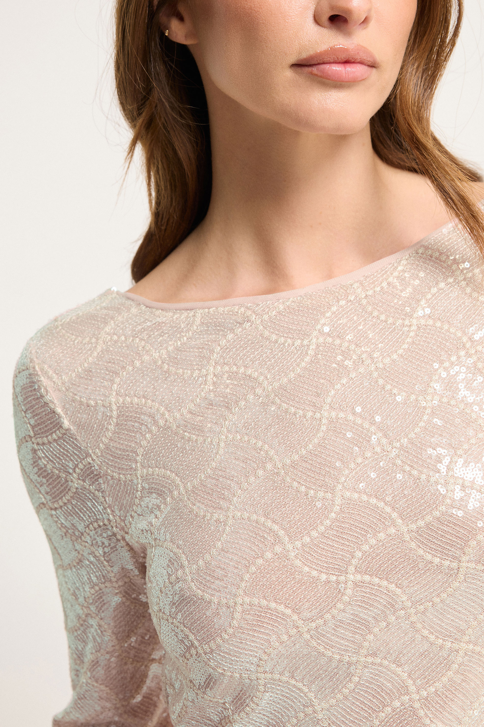 STAR Light Pink Sequin Cowl Back Mini Dress | StarByJM 6