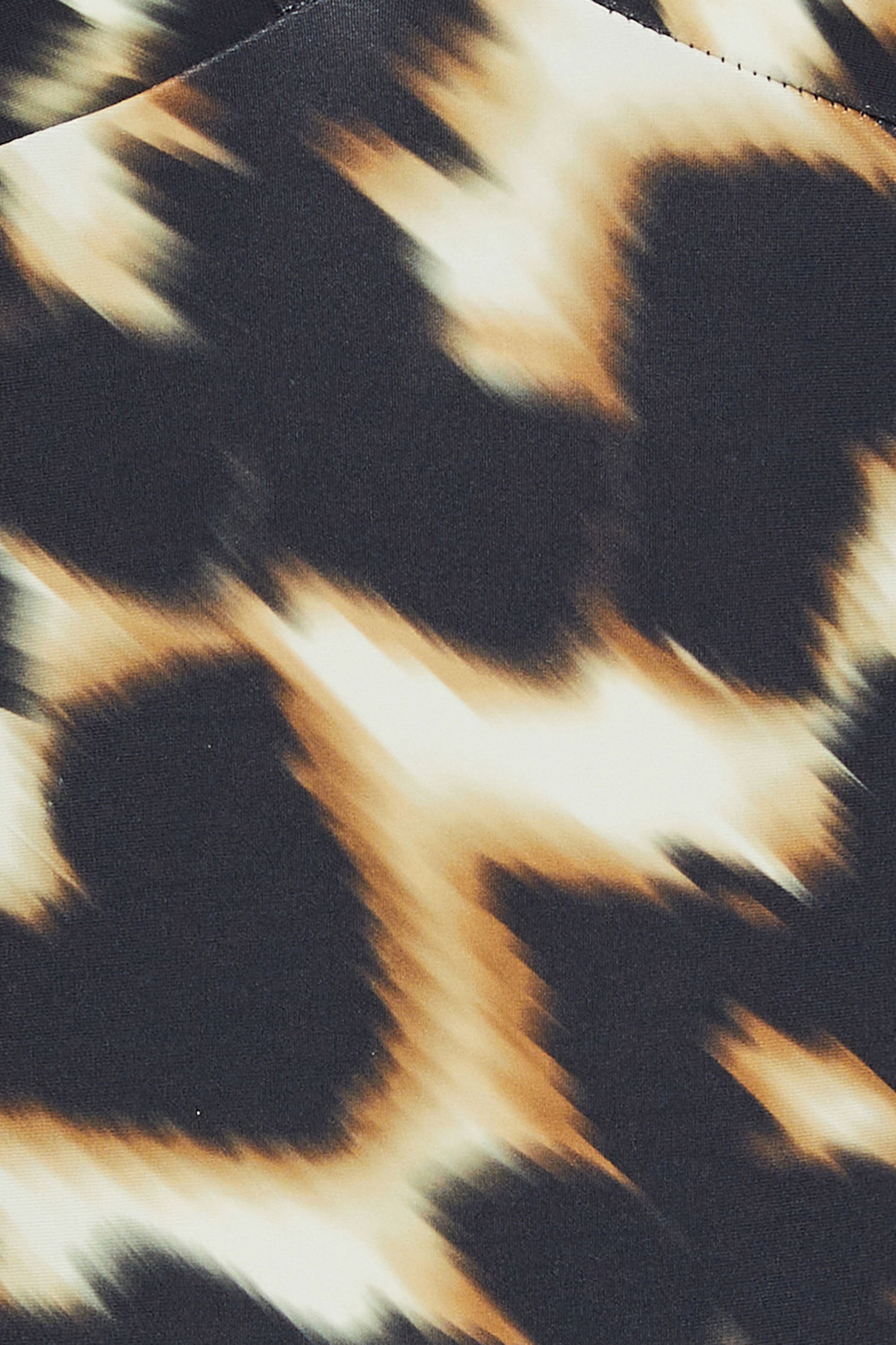 STAR Black Leopard Print Tummy Control Swimsuit | StarByJM 7