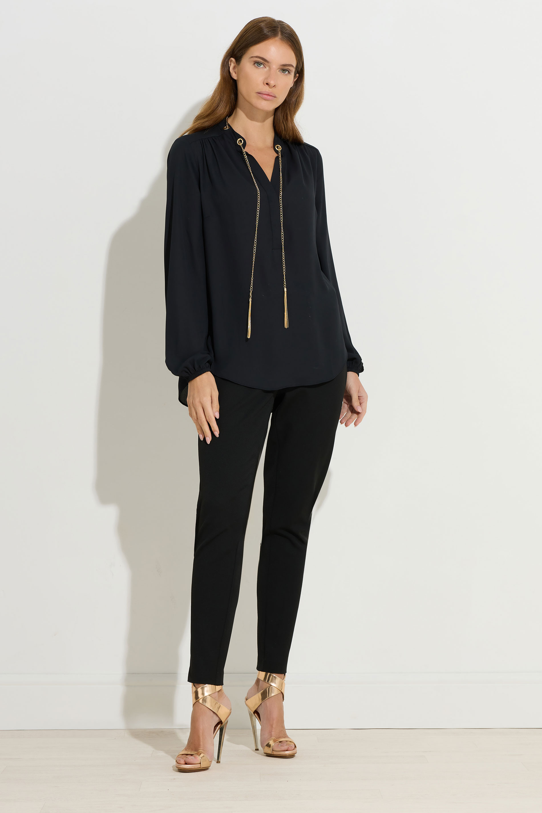 STAR Black Chain Detail Blouse | StarByJM 4