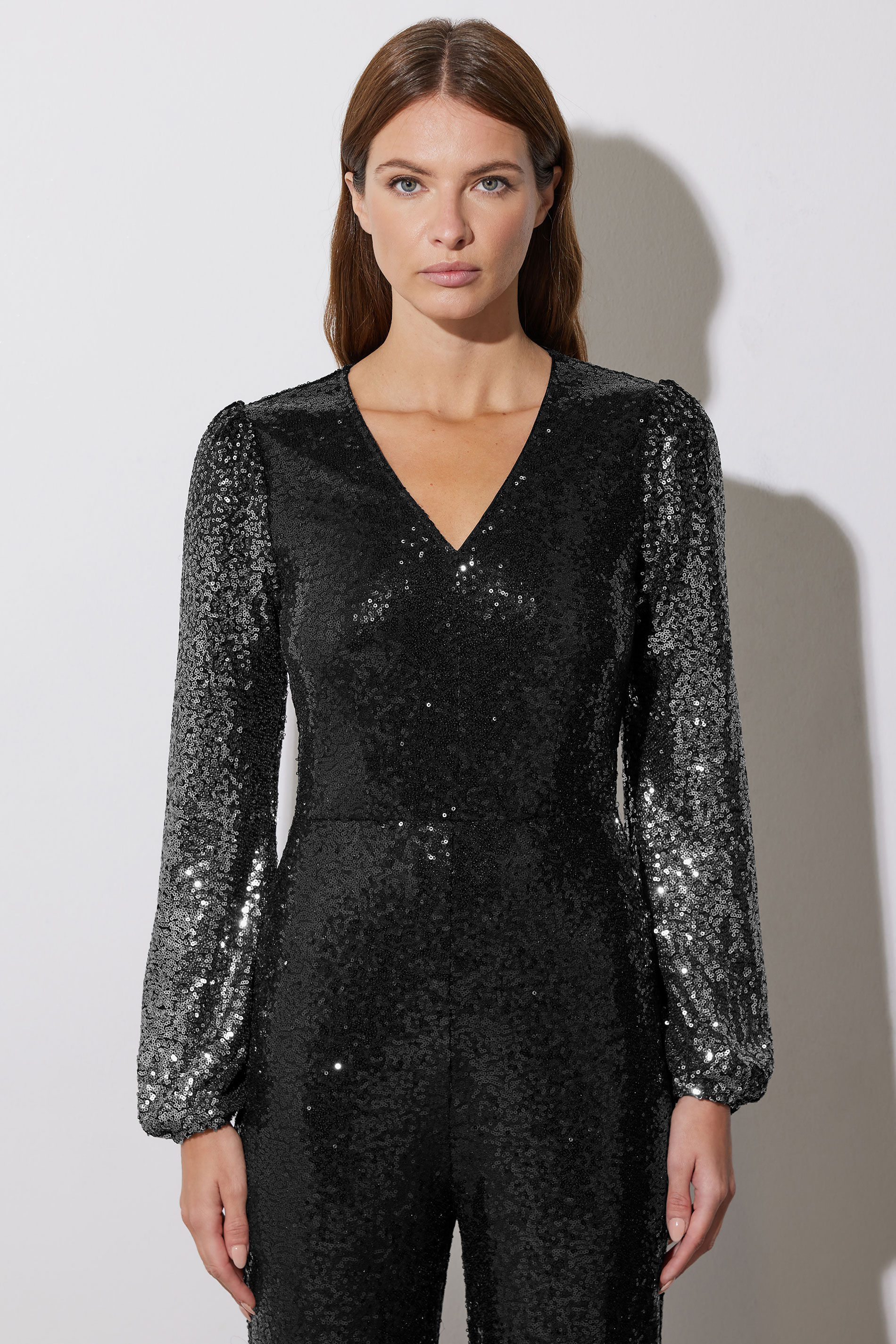 STAR Black Ombre Sequin Jumpsuit | STAR x JM 4