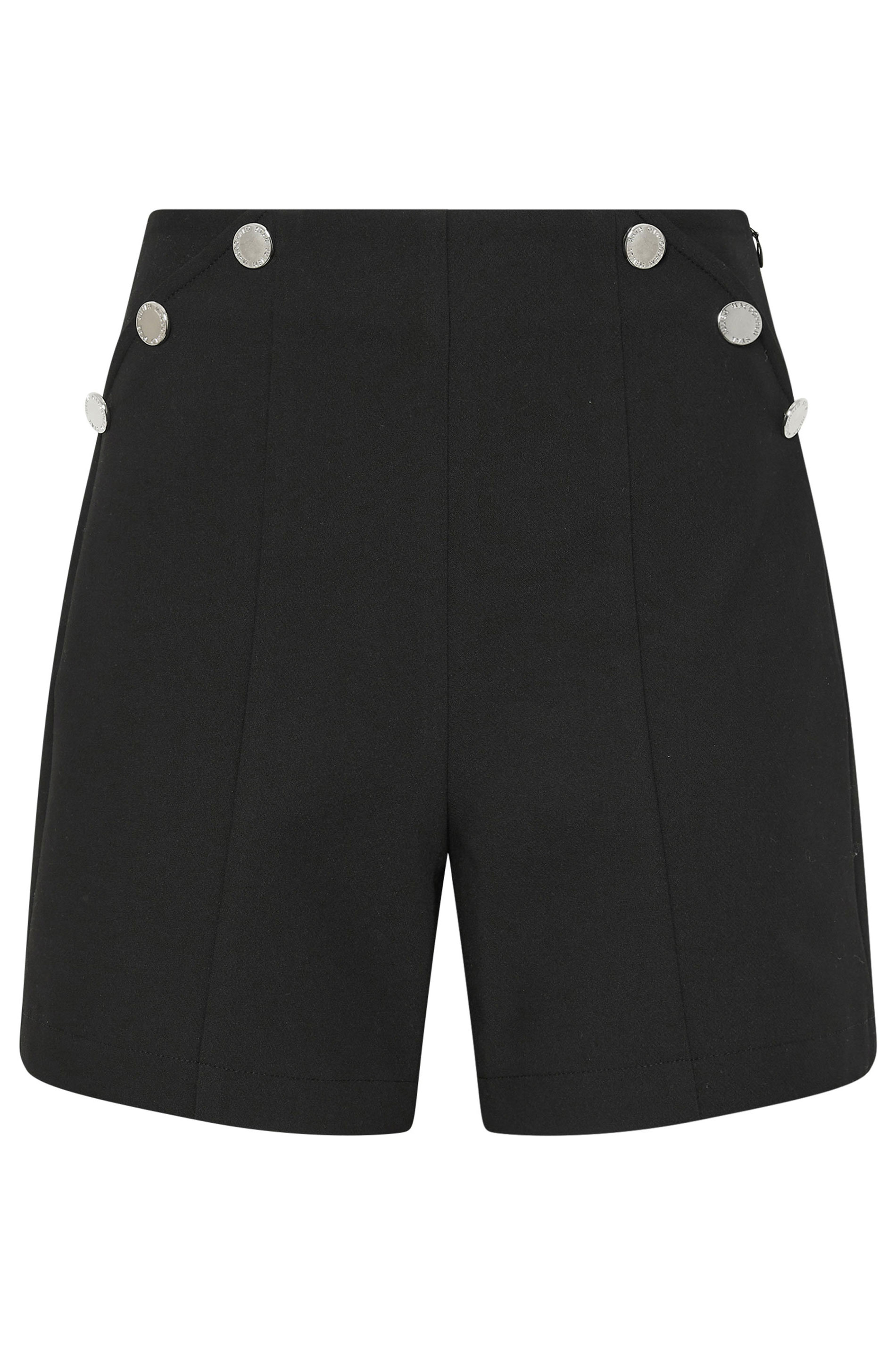 STAR Black Button Detail Shorts | StarByJM 3