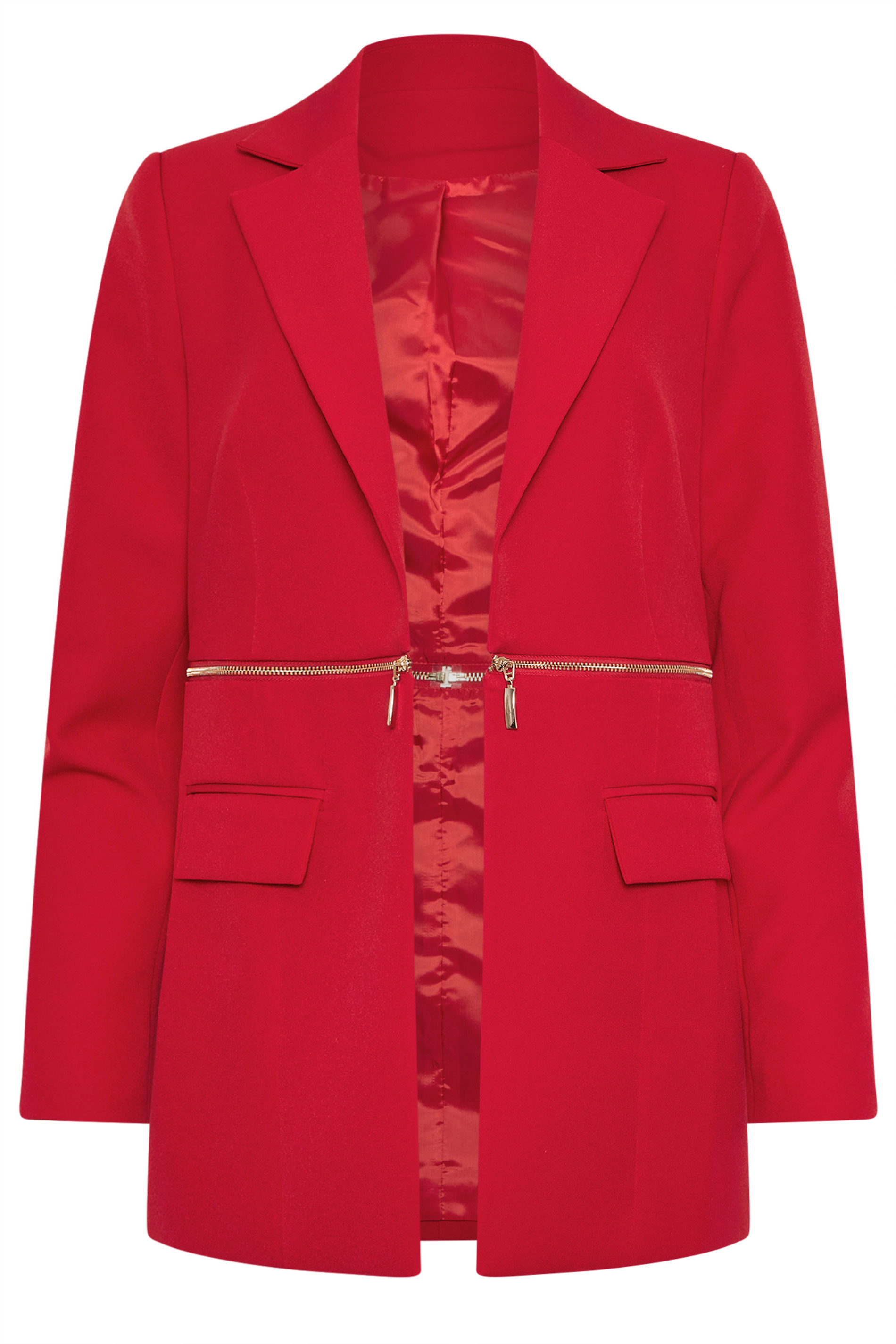 STAR Red Zip Waist 2-In-1 Blazer | StarByJM 8