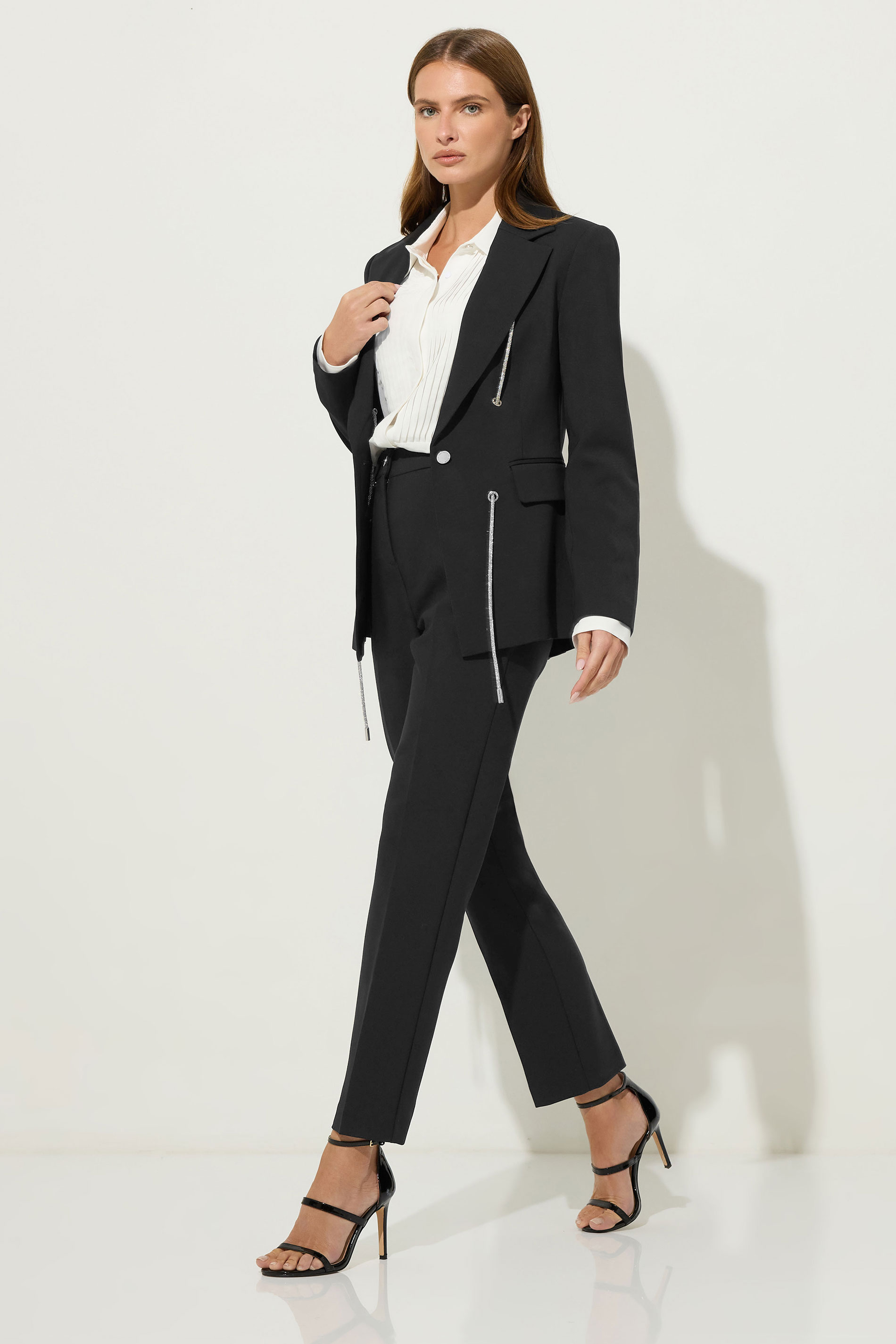 STAR Black Diamante Detail Blazer | StarByJM 3
