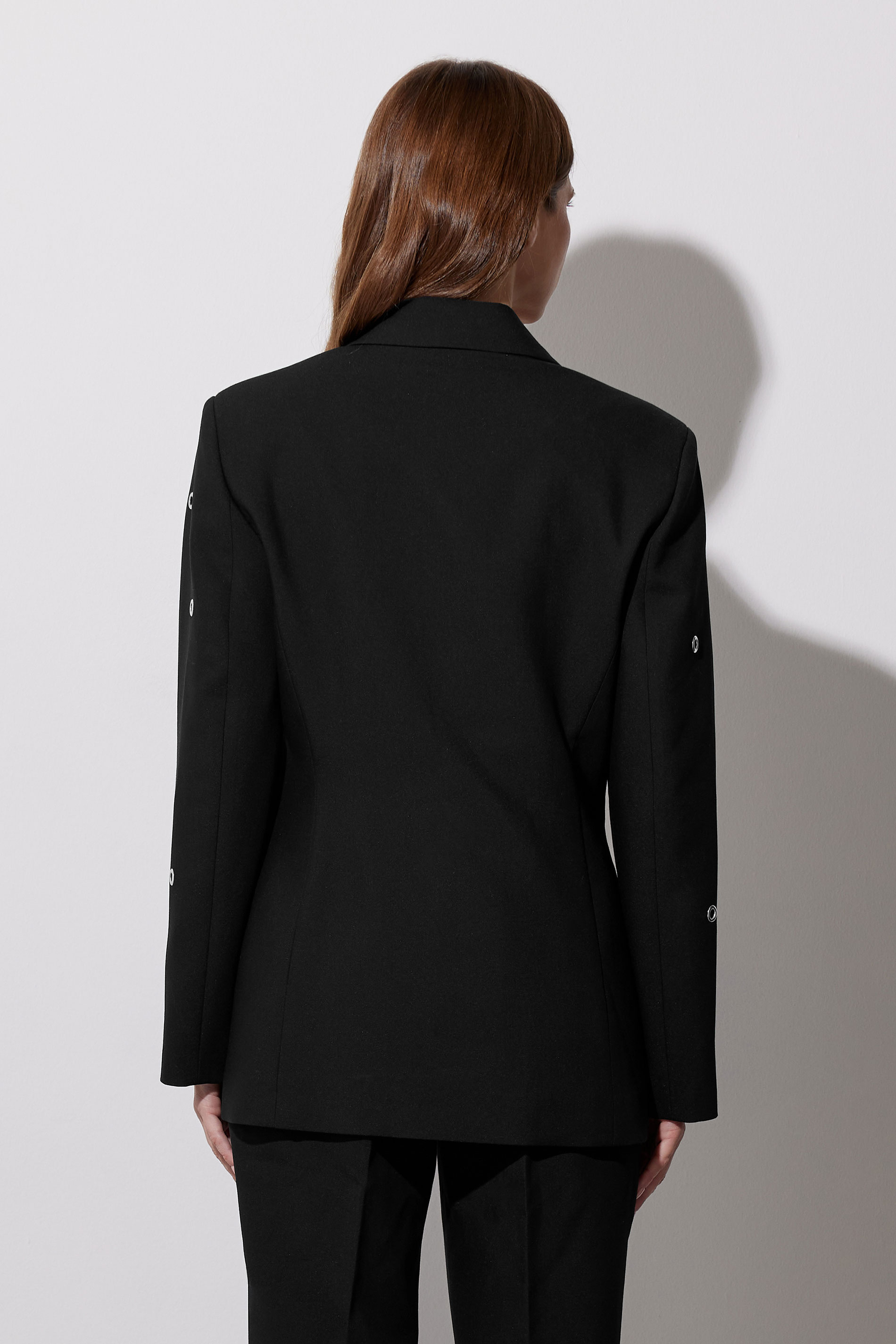 STAR Black Eyelet Detail Blazer | StarByJM 5