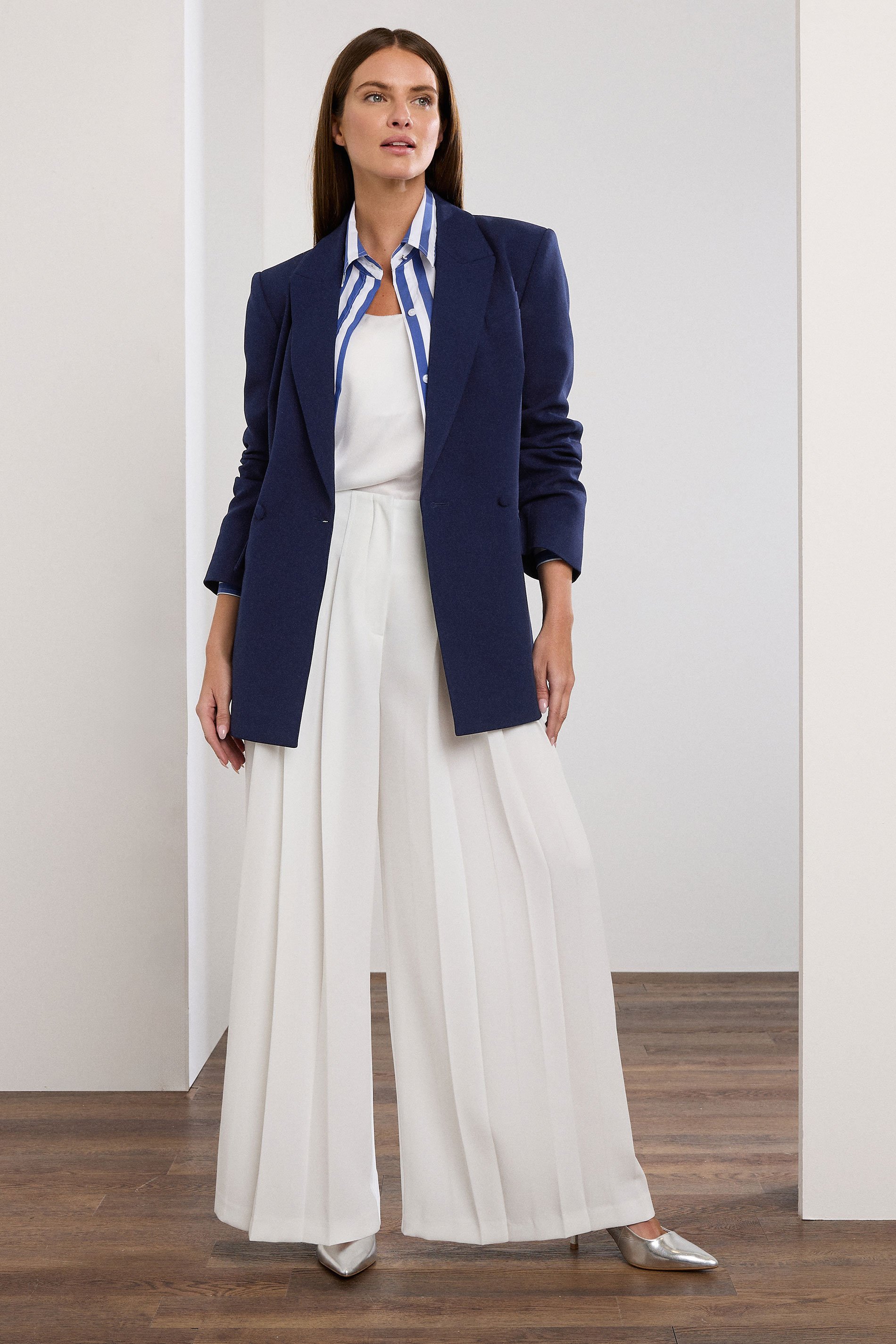 STAR Navy Blue Tailored Blazer | StarByJM 7