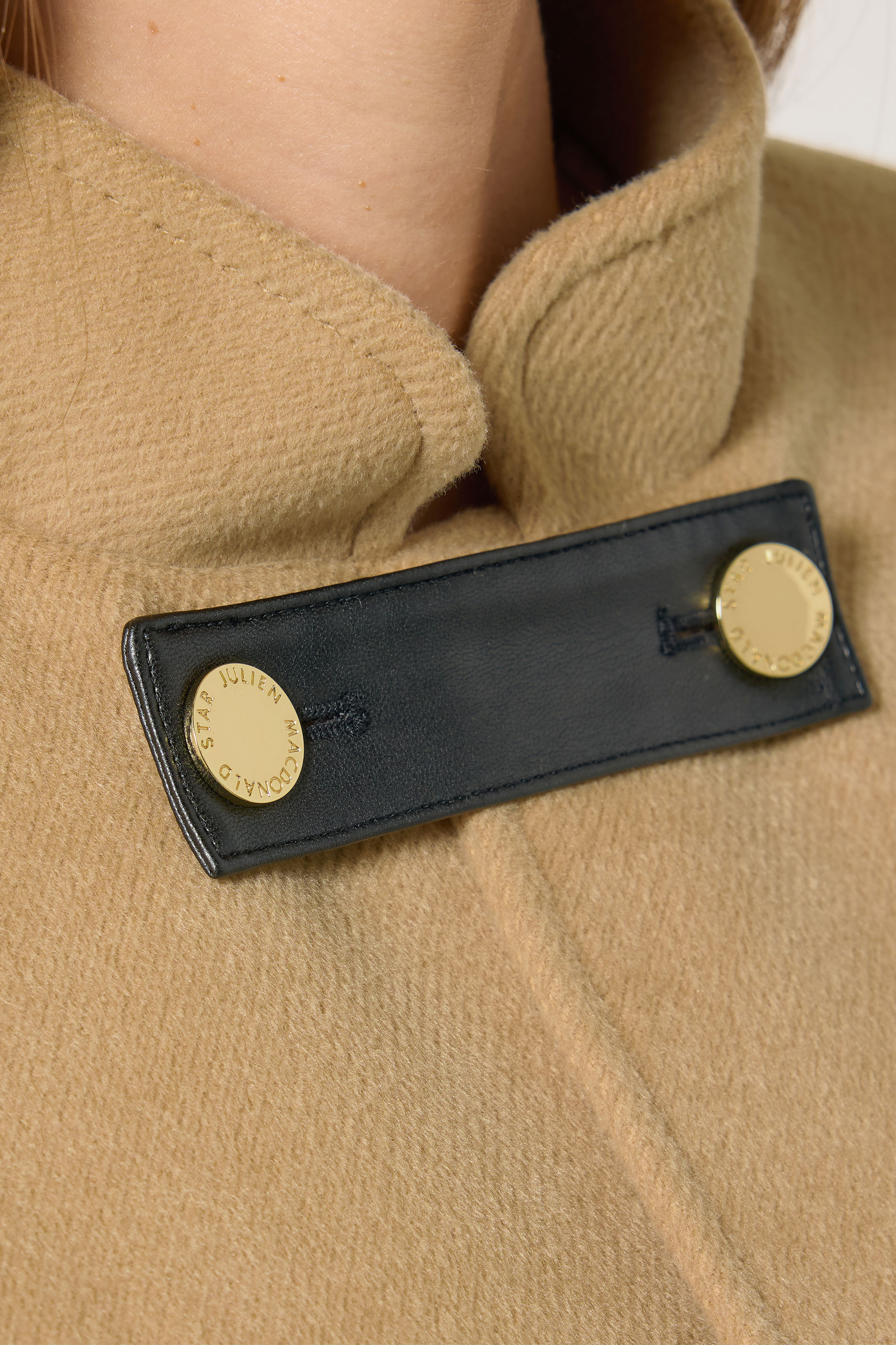 STAR Natural Brown Button Through Cape Coat | StarByJM 6