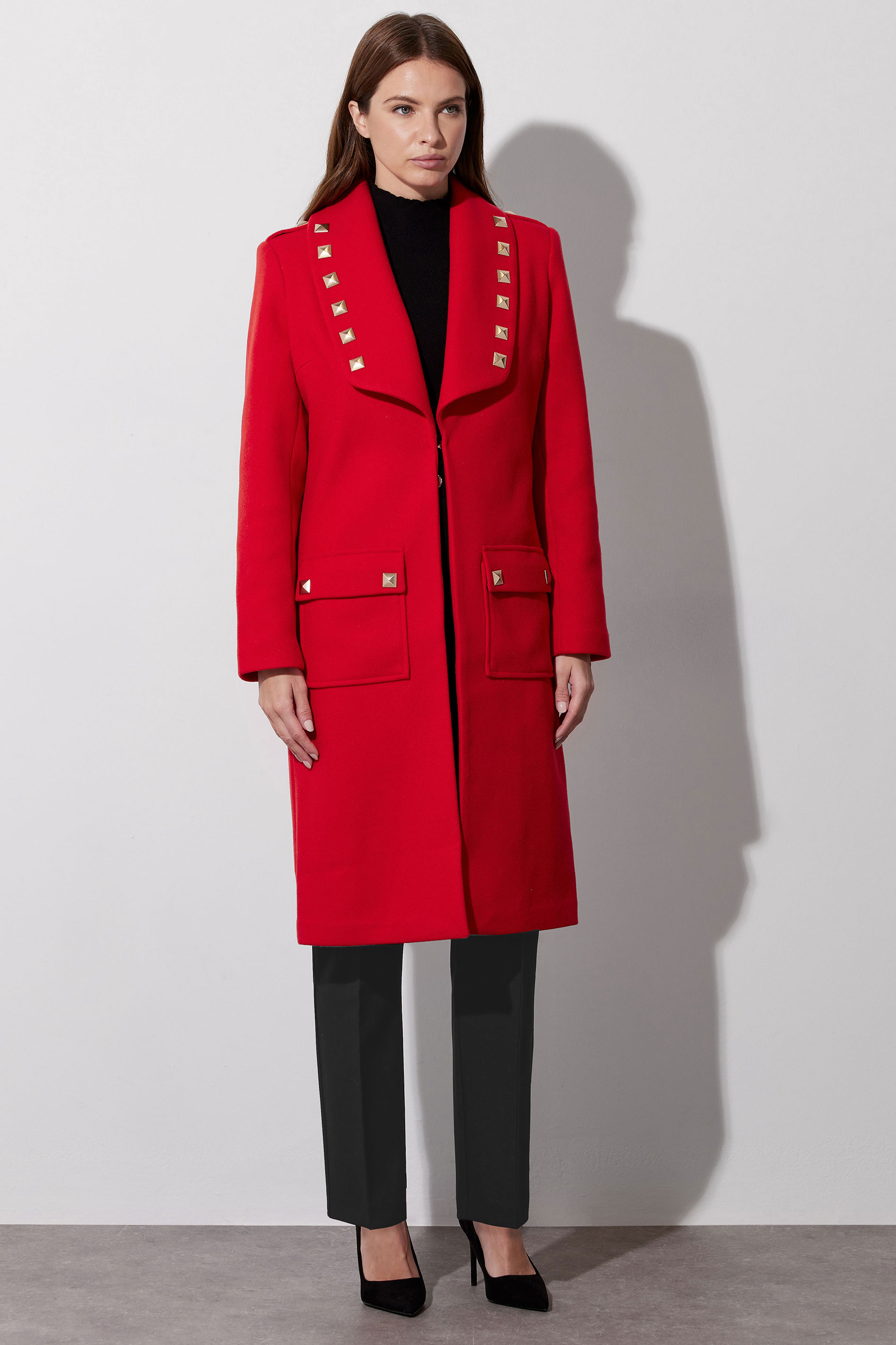 STAR Red Studded Tailored Jacket | STAR x JM 5