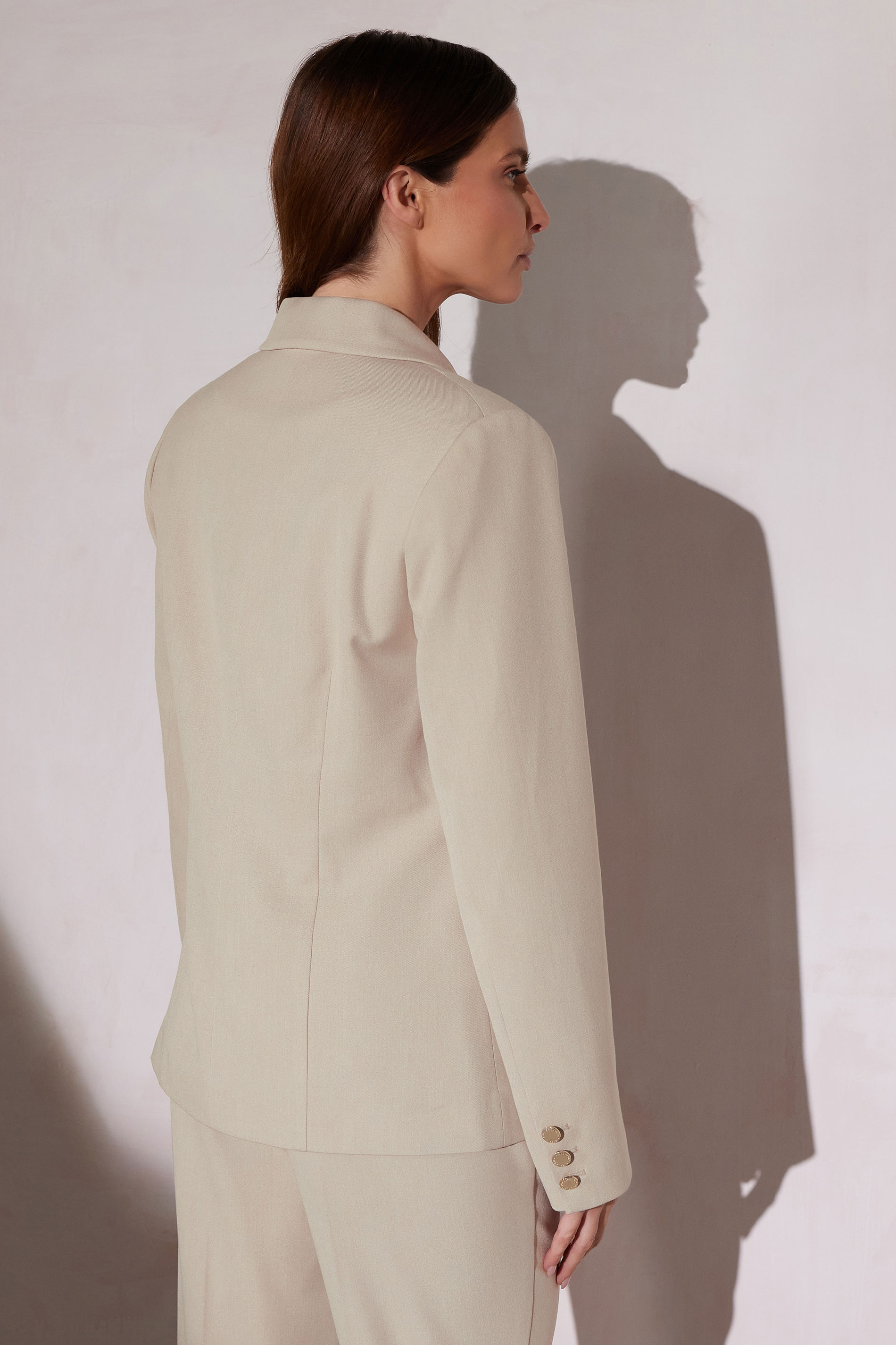 STAR Stone Brown Double Breasted Tailored Blazer | StarByJM 4