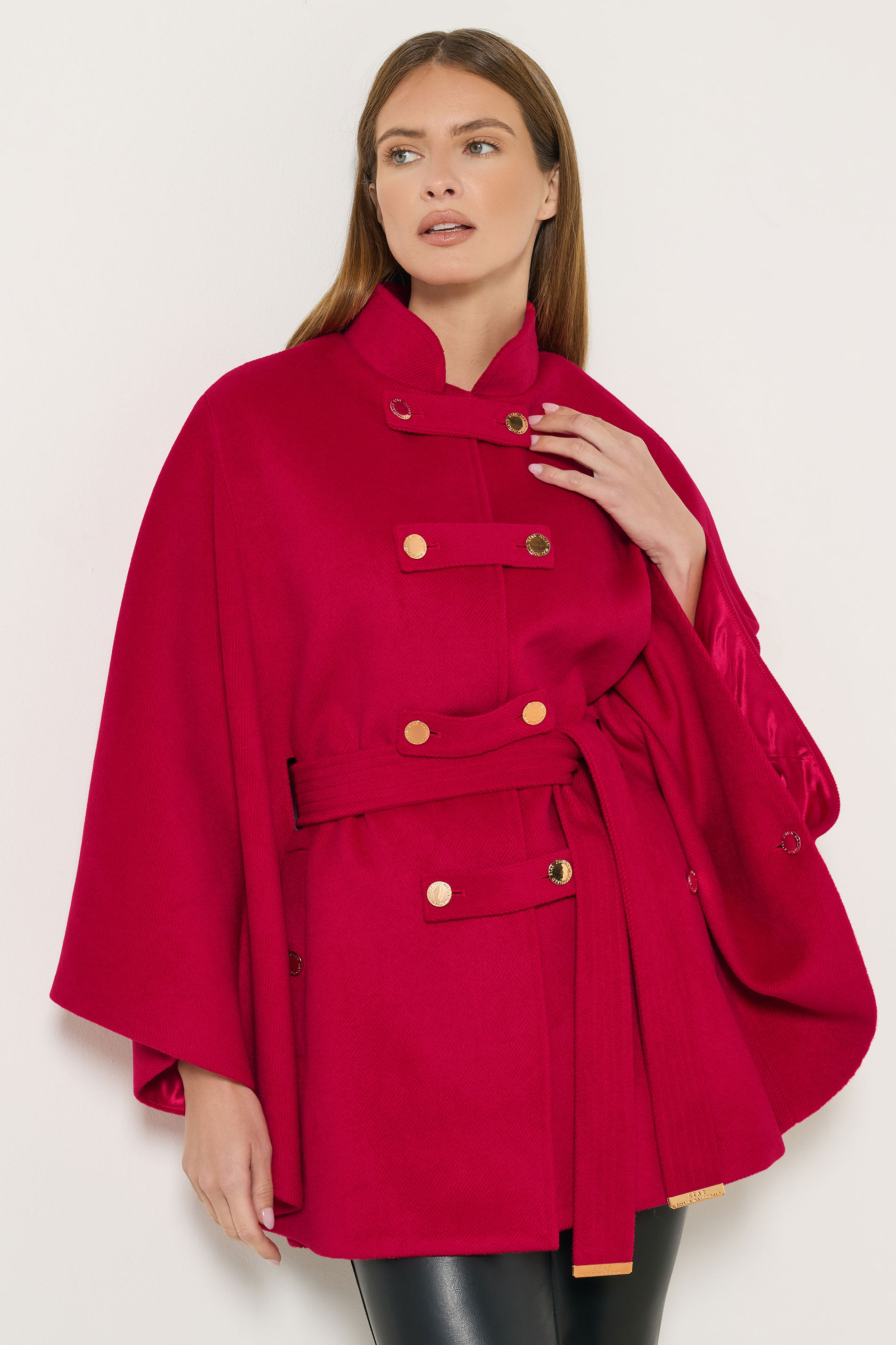 STAR Red  Military Cape Jacket | StarByJM 2