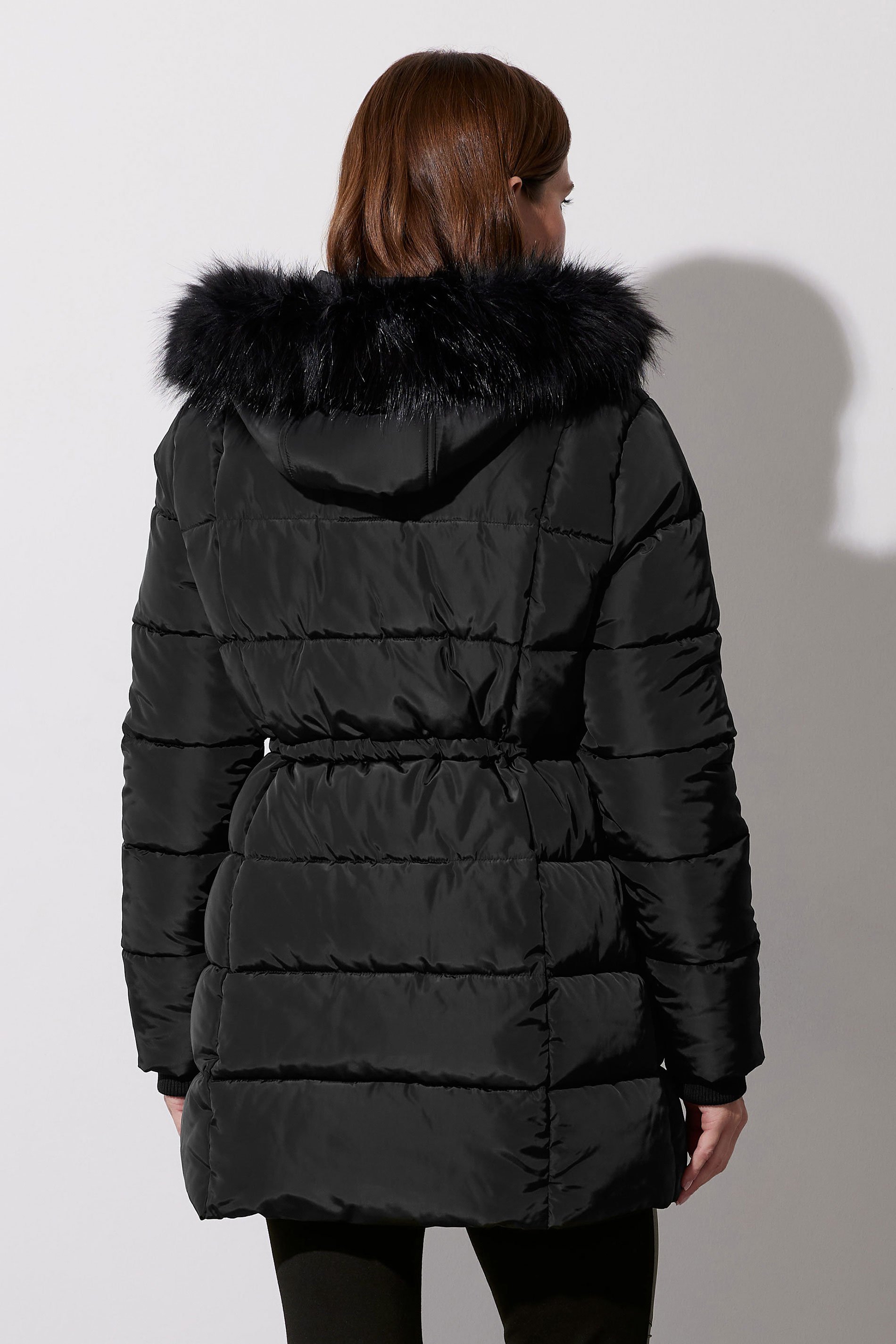 STAR Black Padded Puffer Jacket | STAR x JM 5