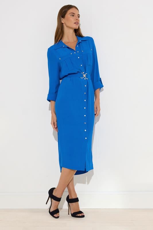 STAR Blue Buckle Shirt Dress | StarByJM 2