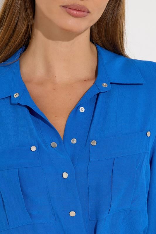 STAR Blue Buckle Shirt Dress | StarByJM 5