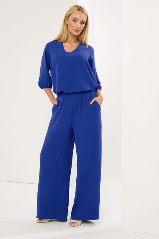 Women's Wide Leg Trousers STAR Cobalt Blue Wide Leg Trousers
