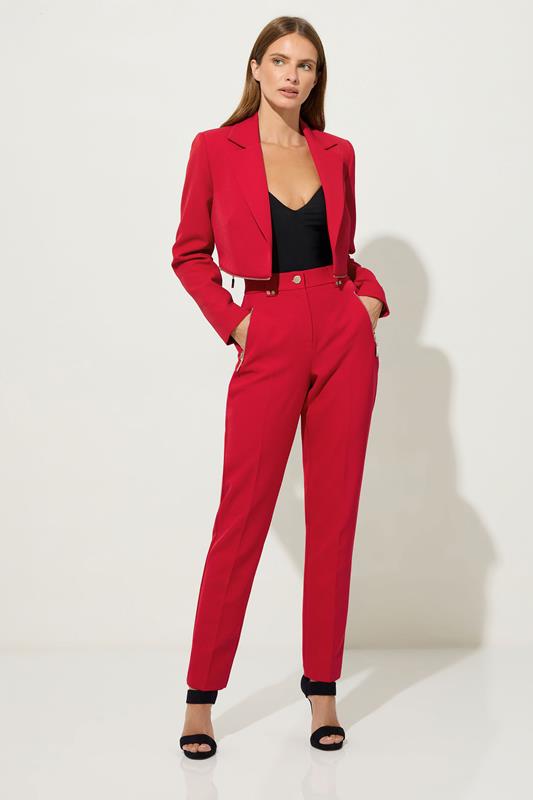STAR Red Zip Waist 2-In-1 Blazer | StarByJM 4