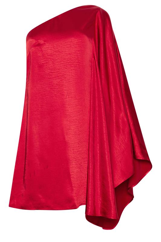 STAR Red Asymmetric Mini Dress | StarByJM 5