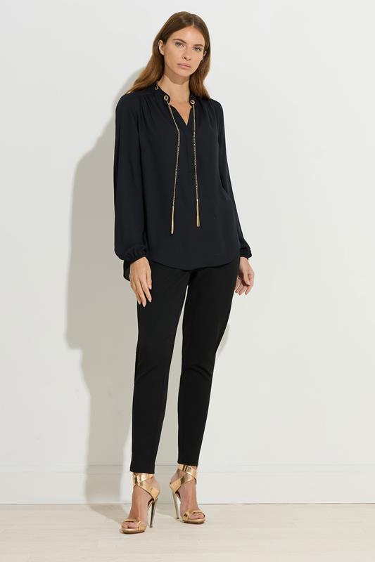 STAR Black Chain Detail Blouse | StarByJM 4
