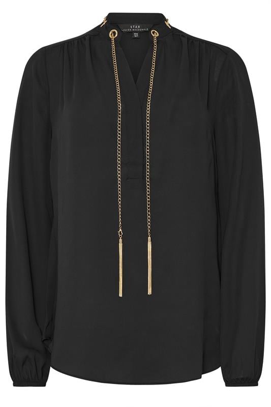 STAR Black Chain Detail Blouse | StarByJM 8