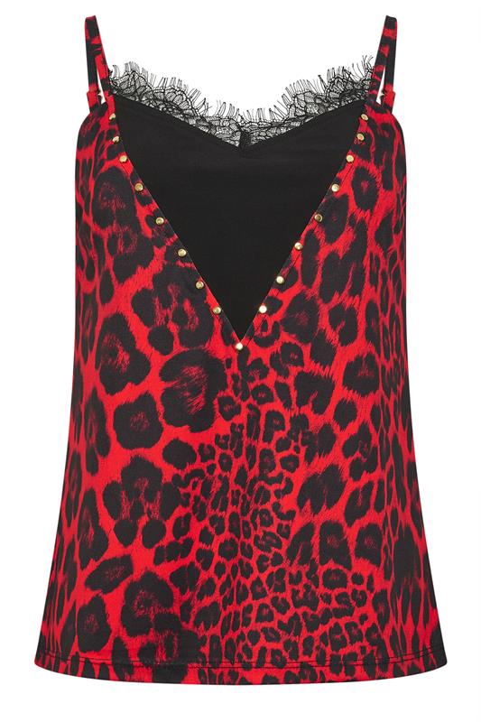 STAR Red Leopard Print Cami Top | StarByJM 1