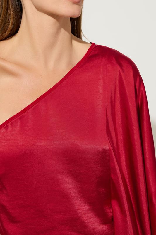STAR Red Asymmetric Mini Dress | StarByJM 4
