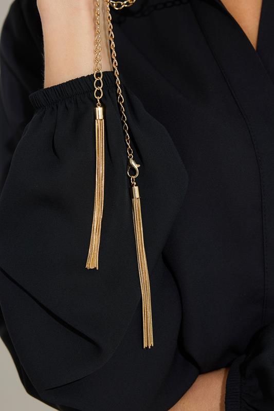 STAR Black Chain Detail Blouse | StarByJM 7
