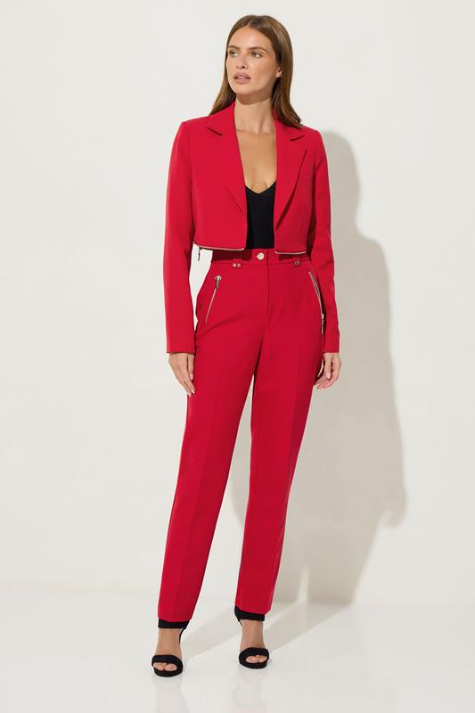 STAR Red Tailored Straight Leg Trousers | StarByJM 2