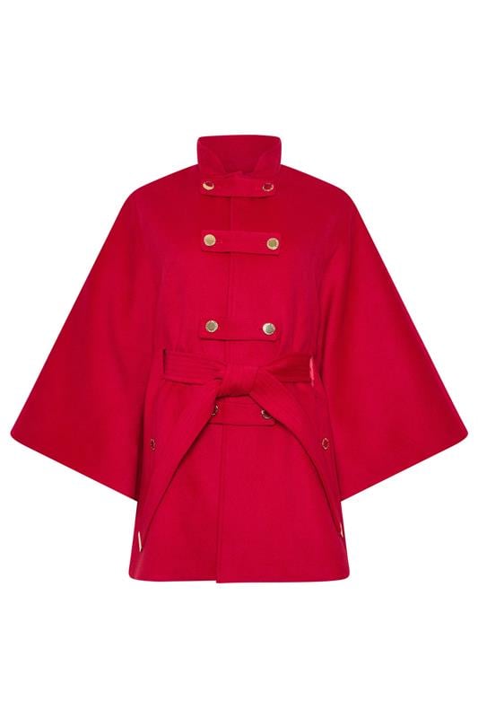 STAR Red  Military Cape Jacket | StarByJM 6