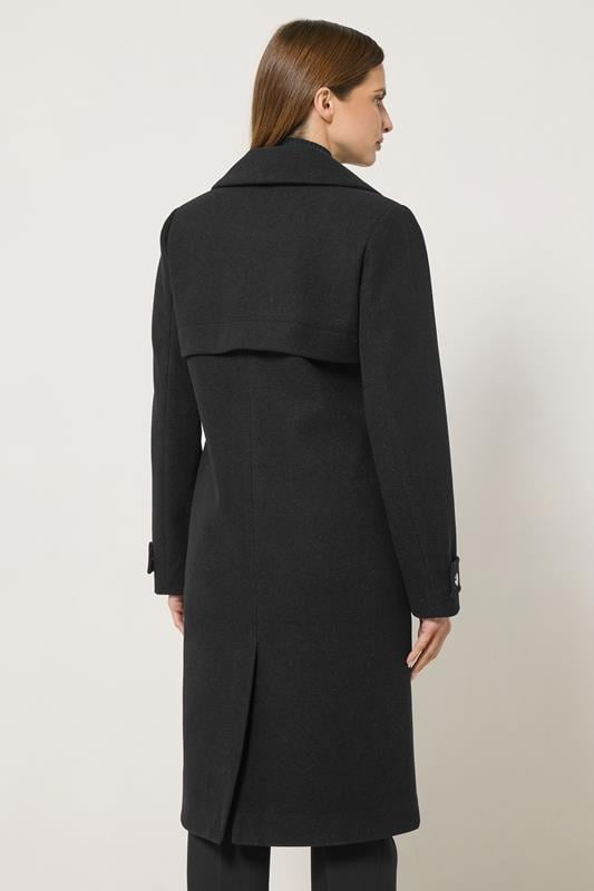 STAR Black Eyelet Collar Coat | StarByJM 4