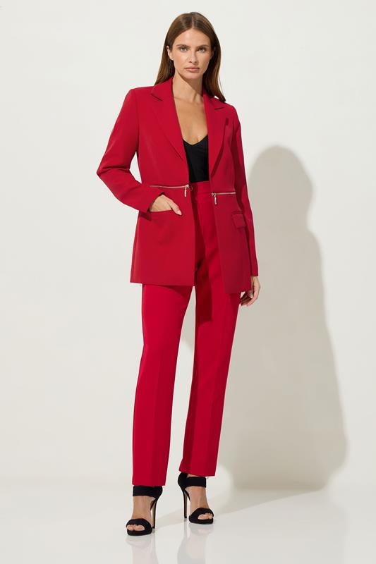 STAR Red Zip Waist 2-In-1 Blazer | StarByJM 2