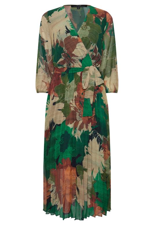 STAR Green Abstract Pleated Dress | StarByJM 5