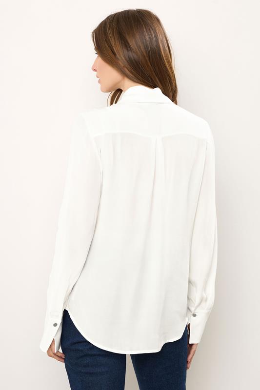STAR White Pintuck Long Sleeve Shirt | StarByJM 5