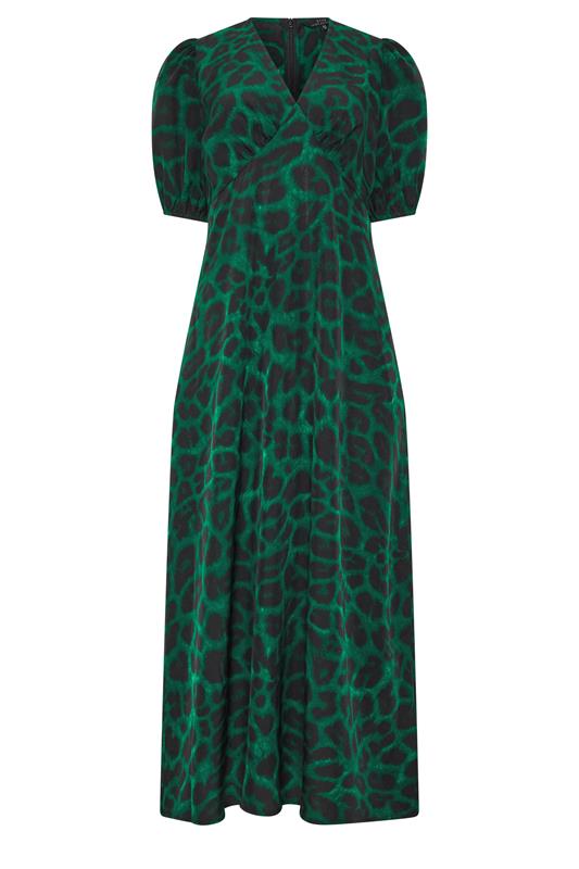 STAR Green Animal Print Satin Dress | StarByJM 5