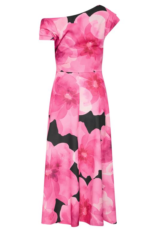 STAR Black Floral Off Shoulder Fit and Flare Dress | StarByJM 6