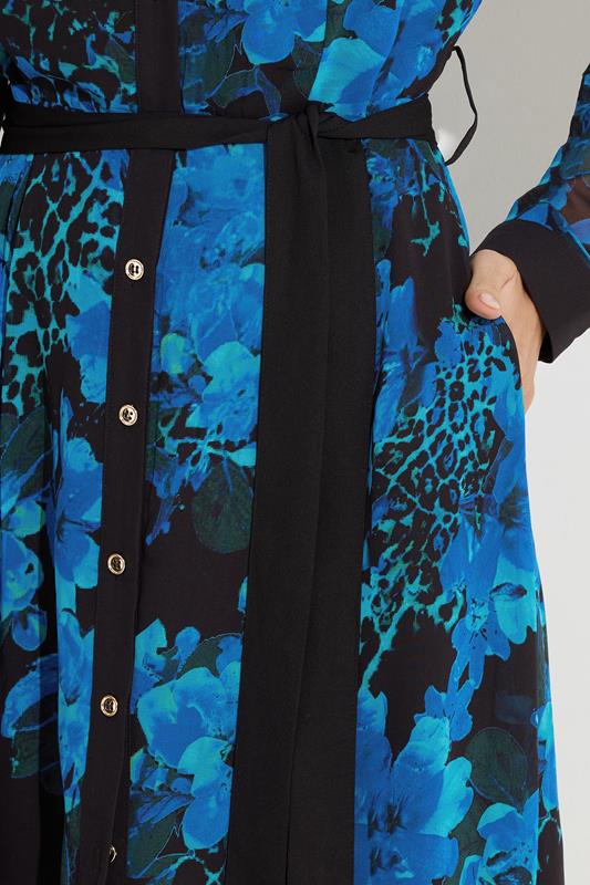 STAR Black Floral Print Shirt Dress | StarByJM 6