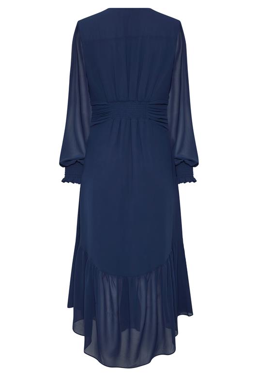 STAR Navy Blue Pleated Maxi Dress | StarBYJM 6